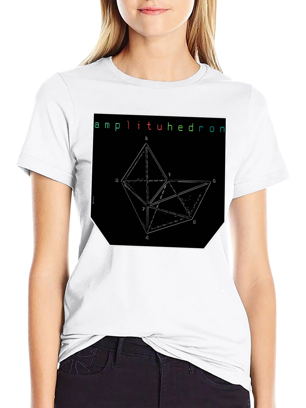 Amplituhedron Geometric Graphic T-Shirt