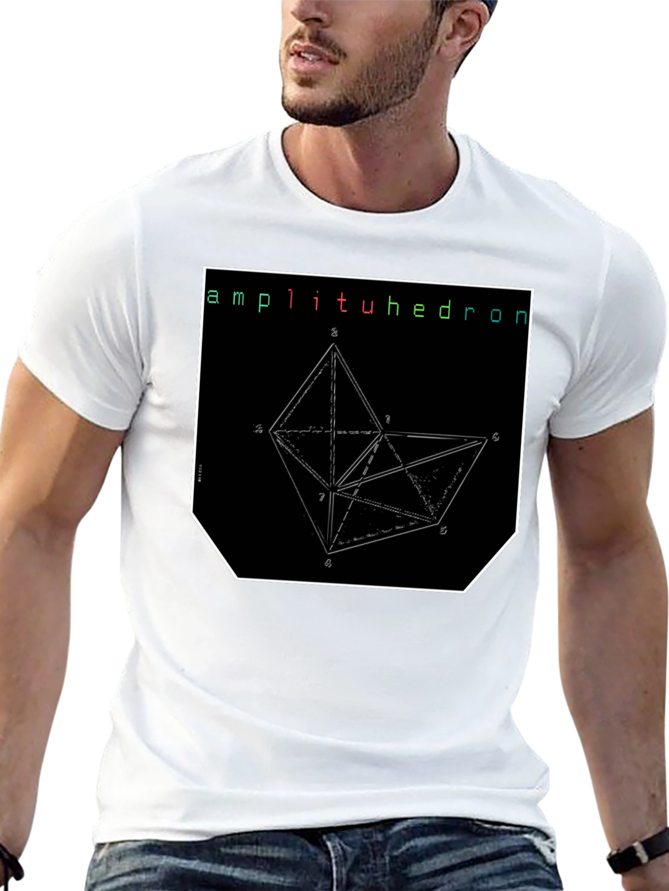 Amplituhedron Geometric Graphic T-Shirt