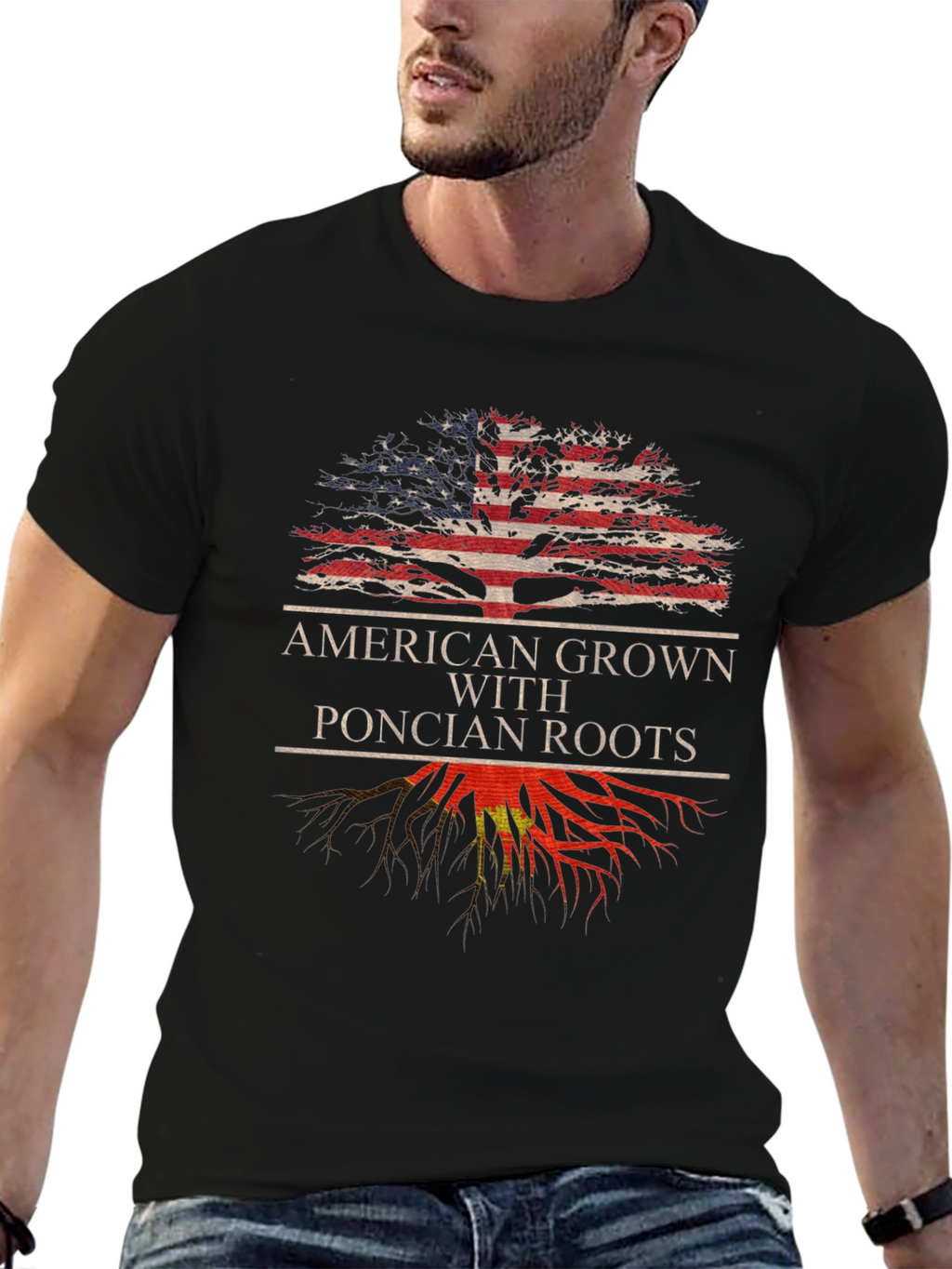American Grown Poncian Roots T-Shirt
