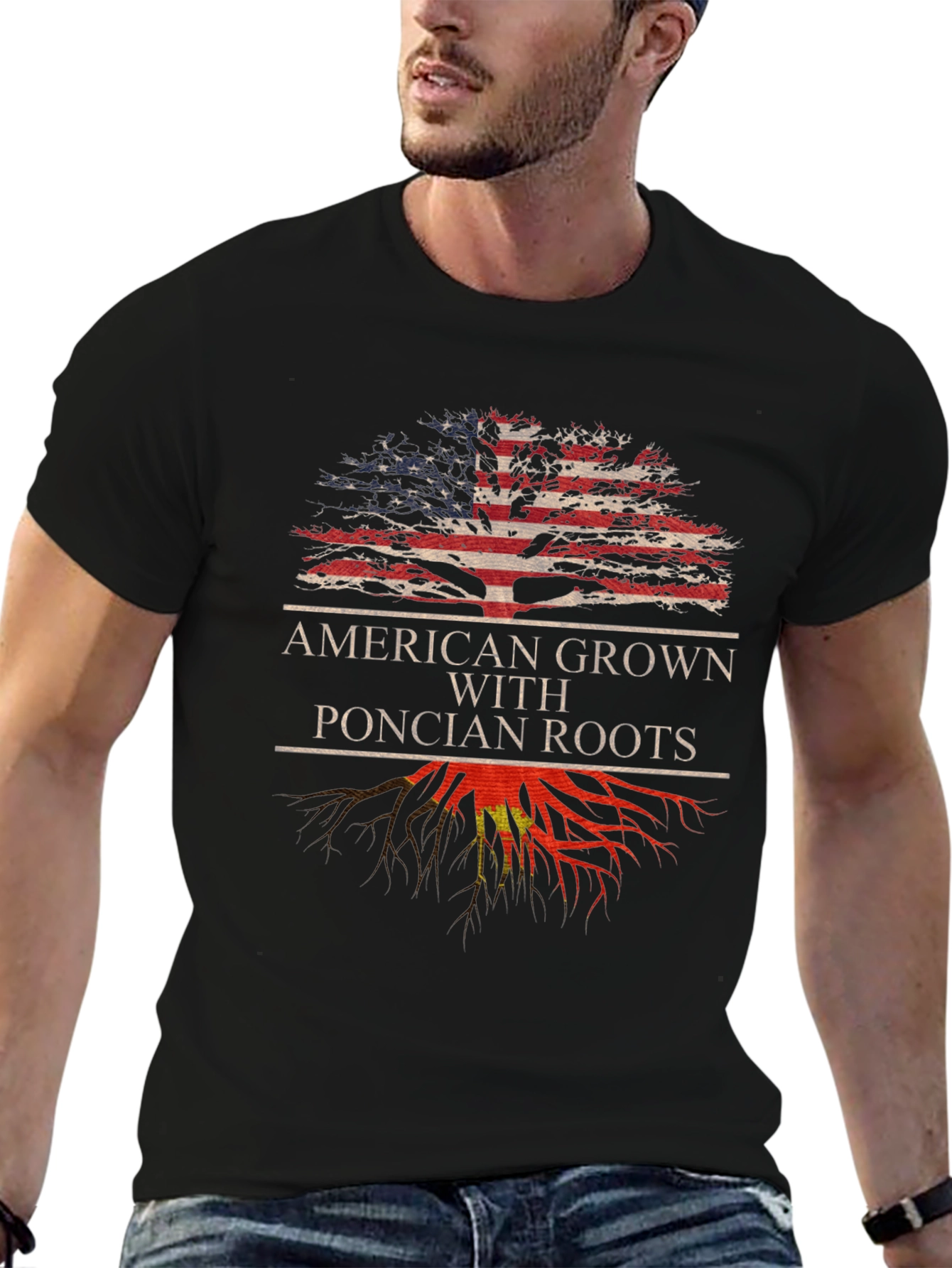 American Grown Poncian Roots T-Shirt