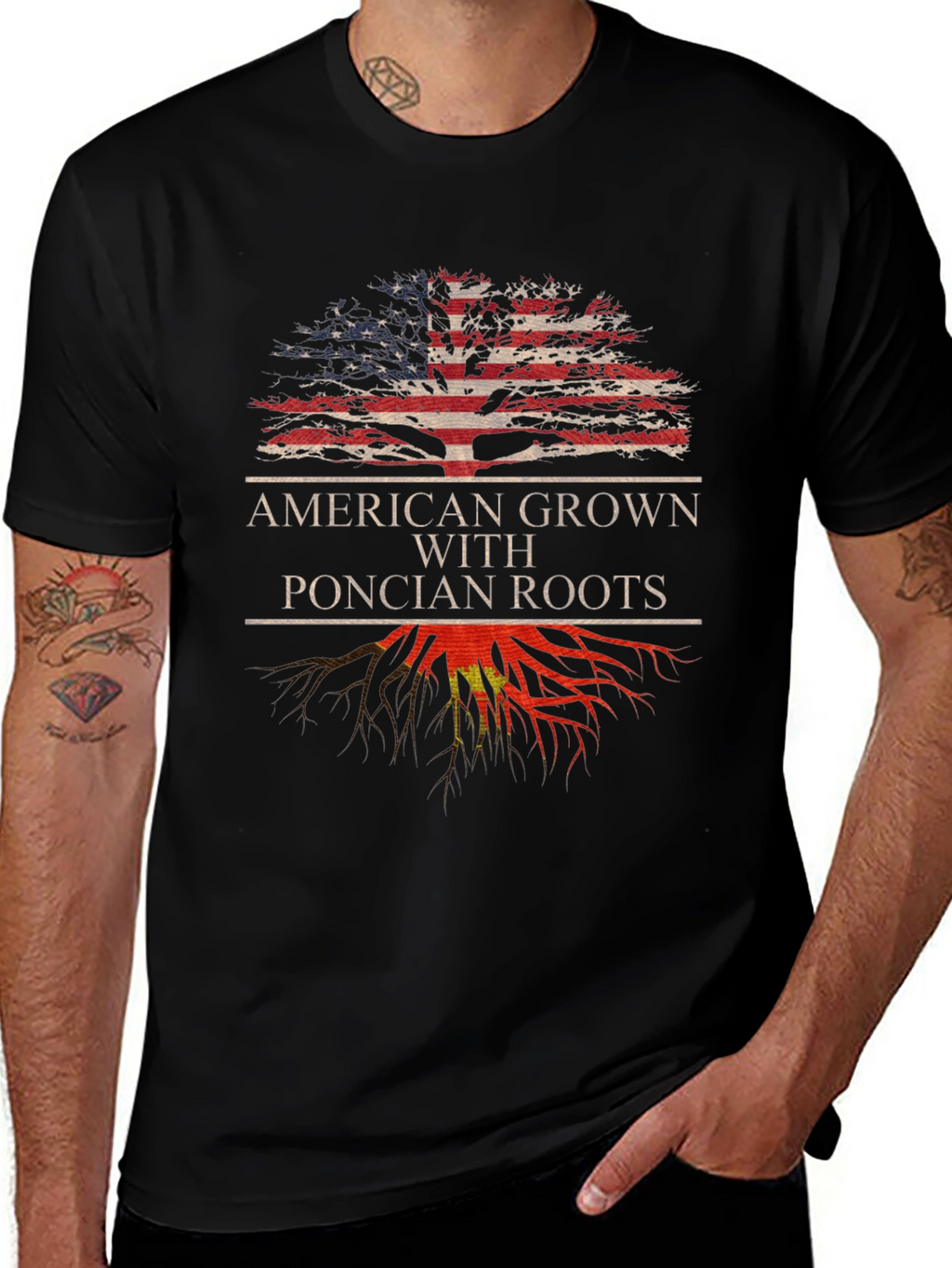 American Grown Poncian Roots T-Shirt