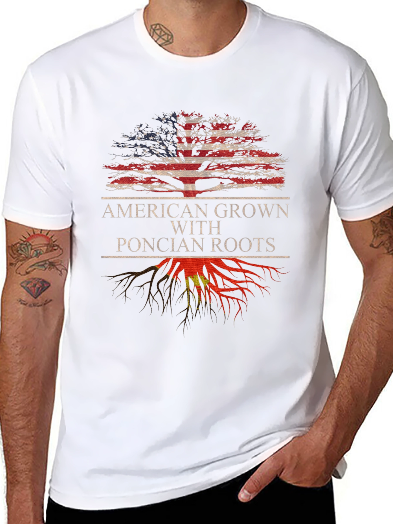 American Grown Poncian Roots T-Shirt