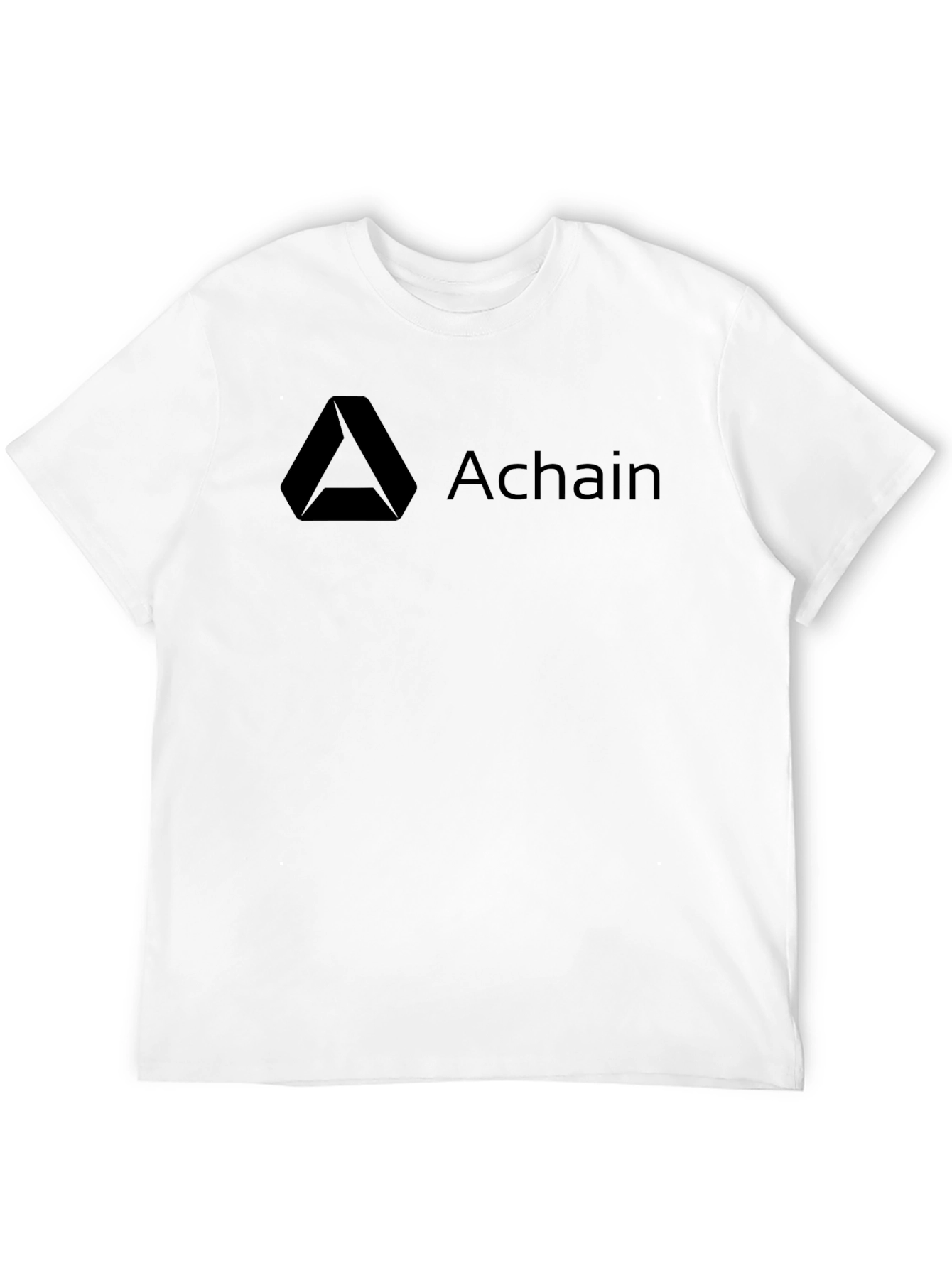 Achain Crypto Black T-Shirt - Cool Casual Tee