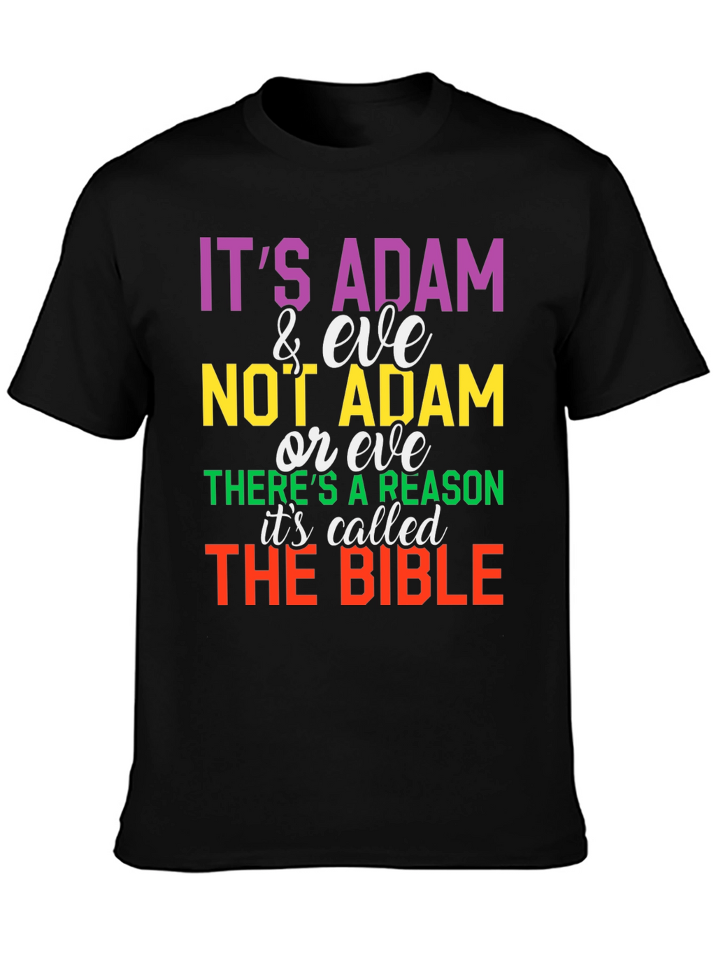 Adam & Eve Bible Humor T-Shirt