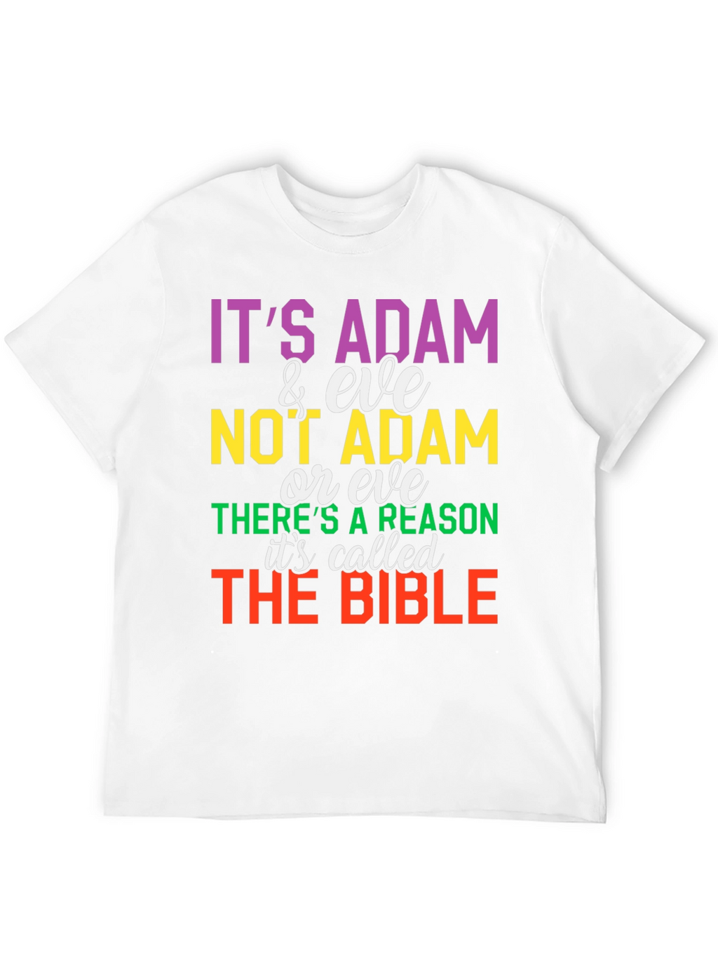 Adam & Eve Bible Humor T-Shirt