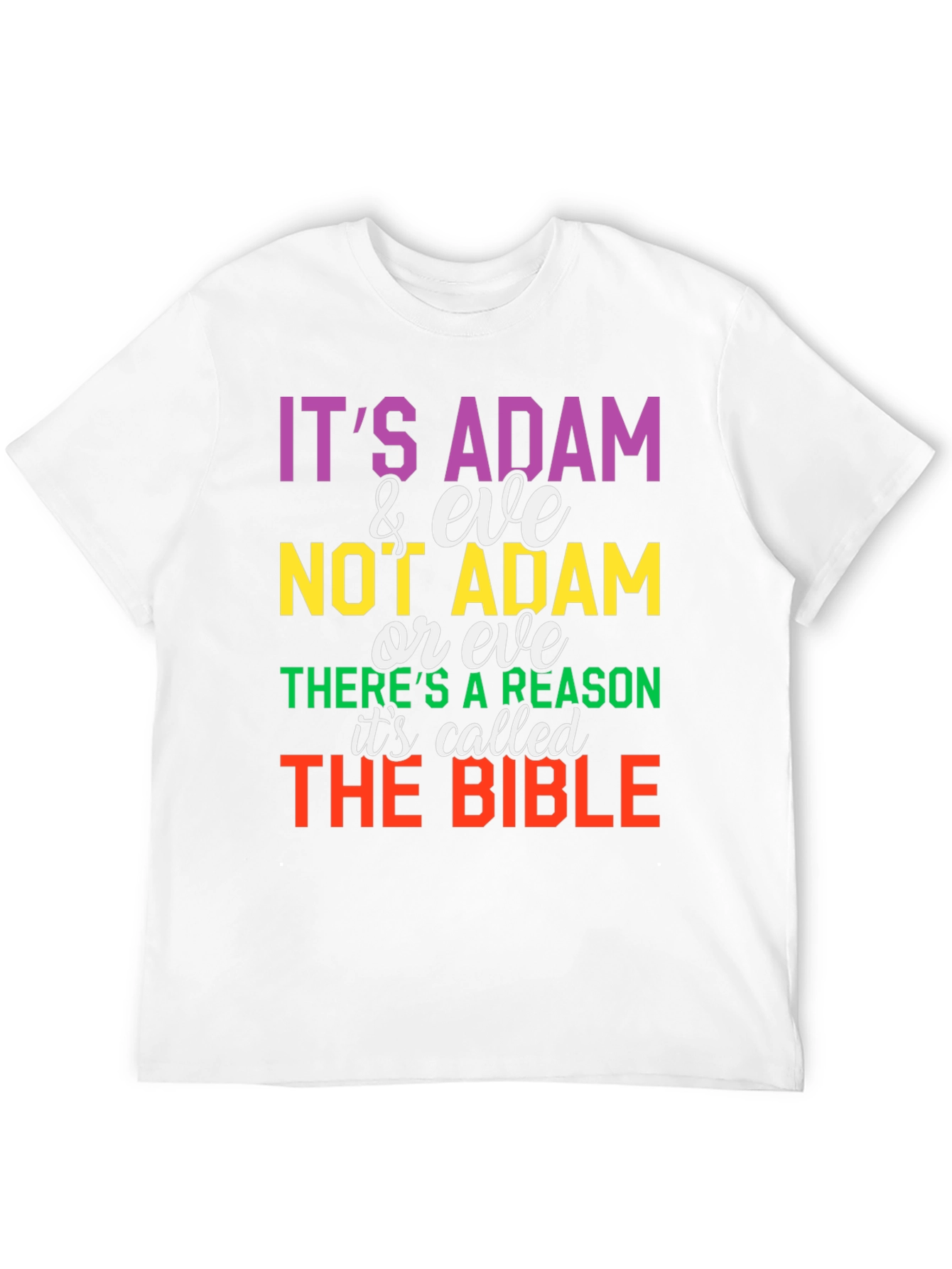 Adam & Eve Bible Humor T-Shirt