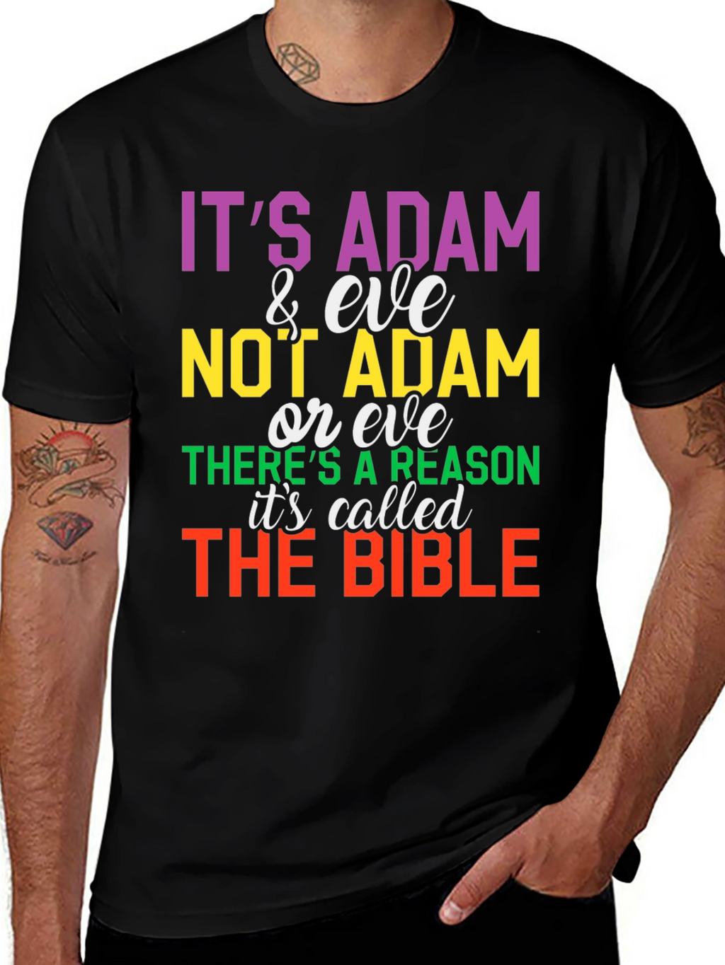 Adam & Eve Bible Humor T-Shirt