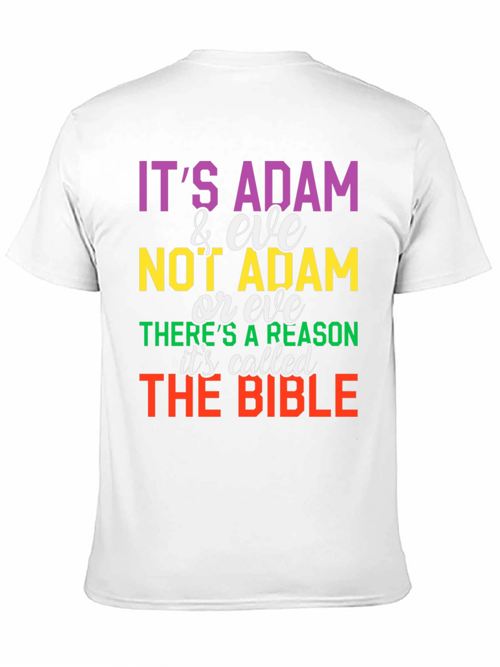 Adam & Eve Bible Humor T-Shirt