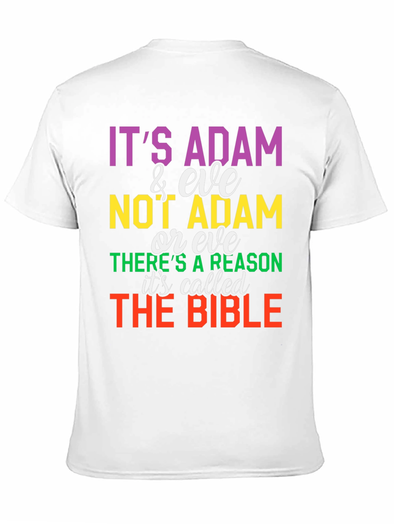 Adam & Eve Bible Humor T-Shirt