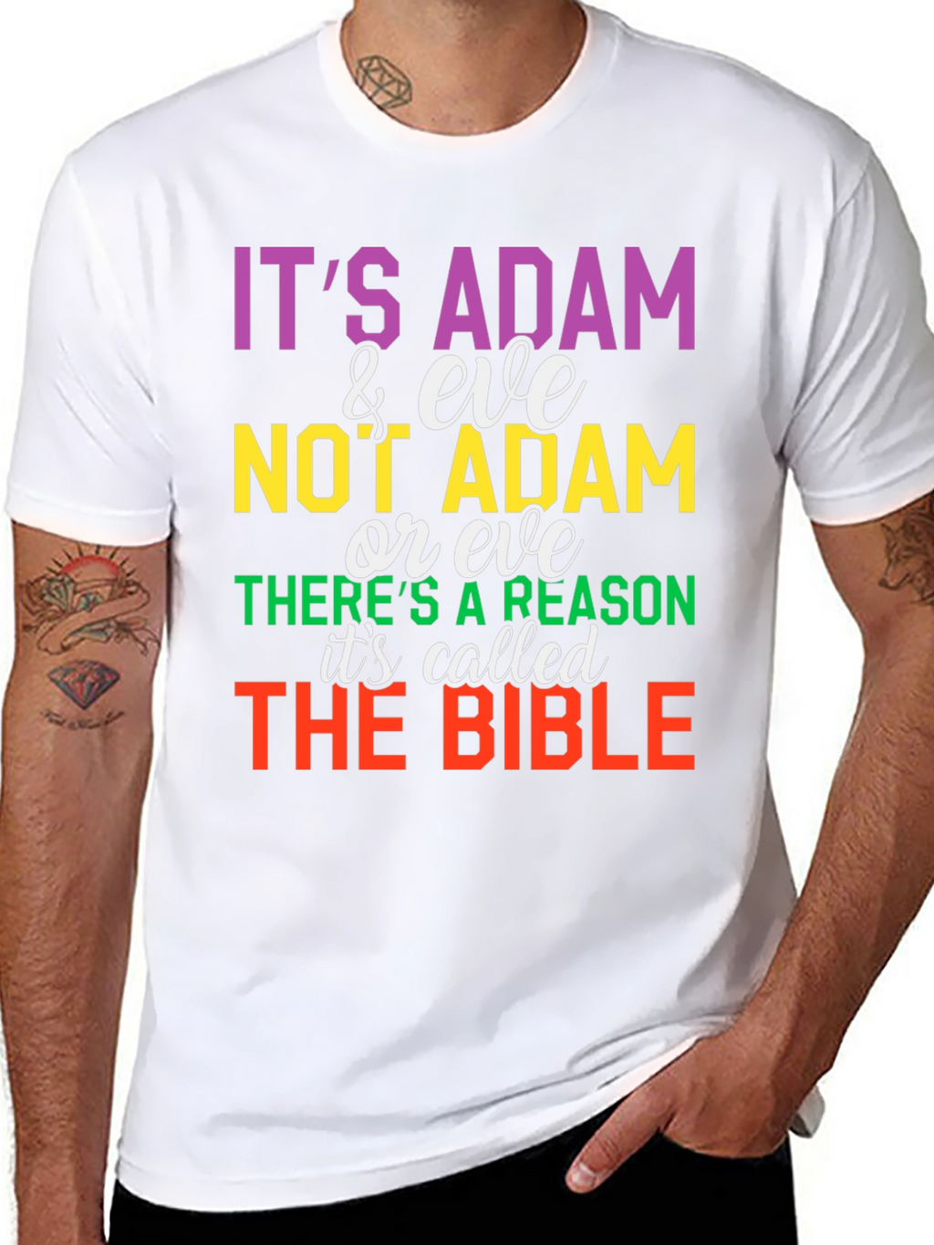Adam & Eve Bible Humor T-Shirt