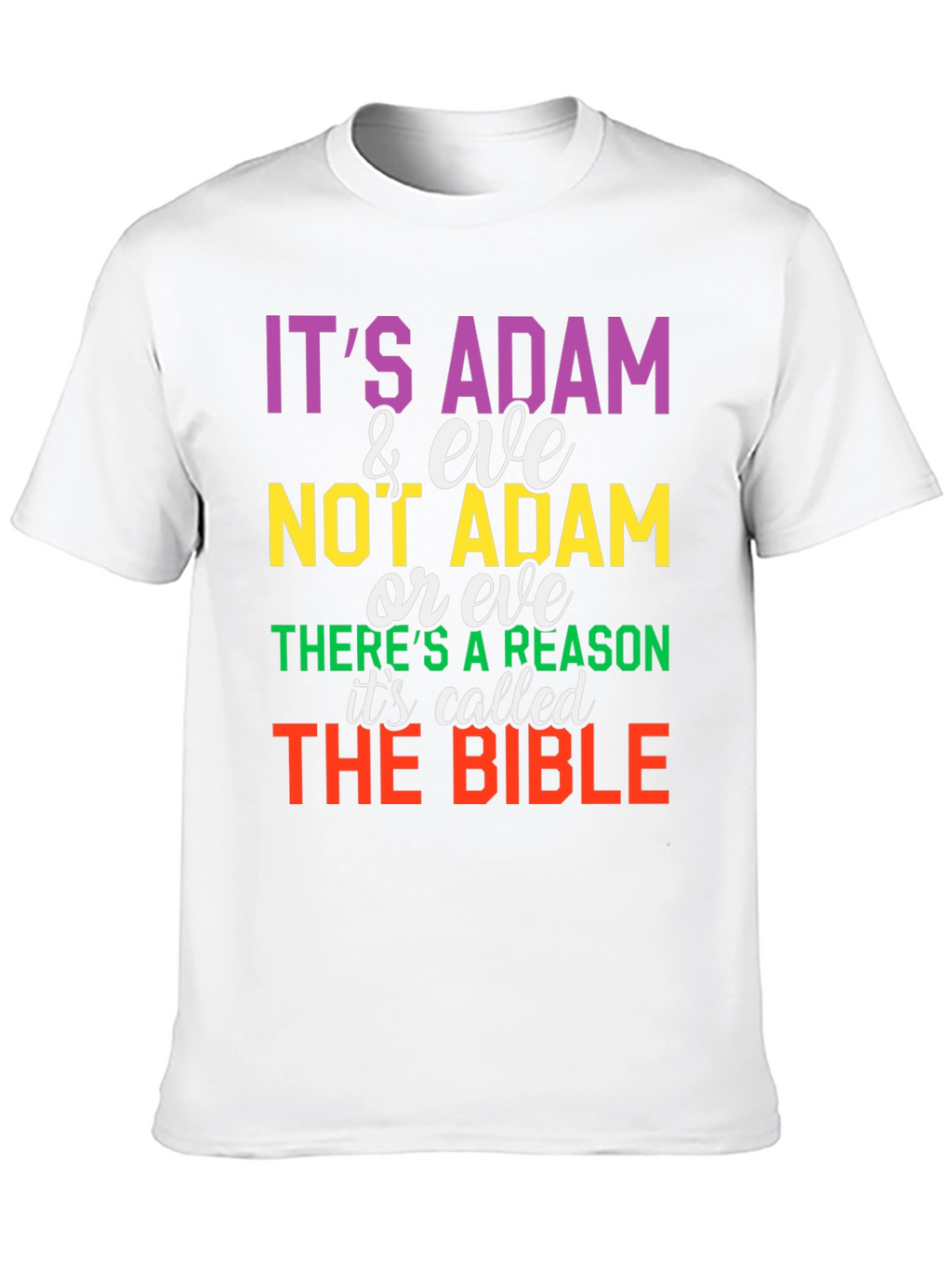 Adam & Eve Bible Humor T-Shirt