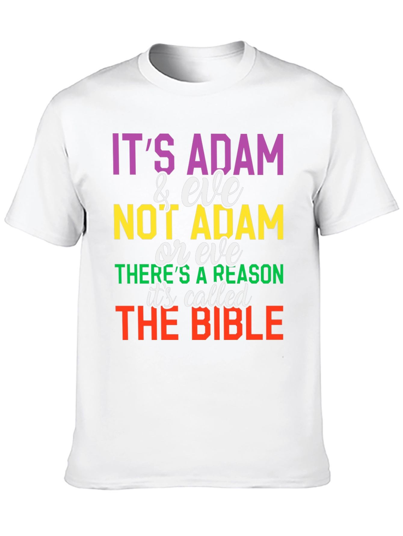 Adam & Eve Bible Humor T-Shirt