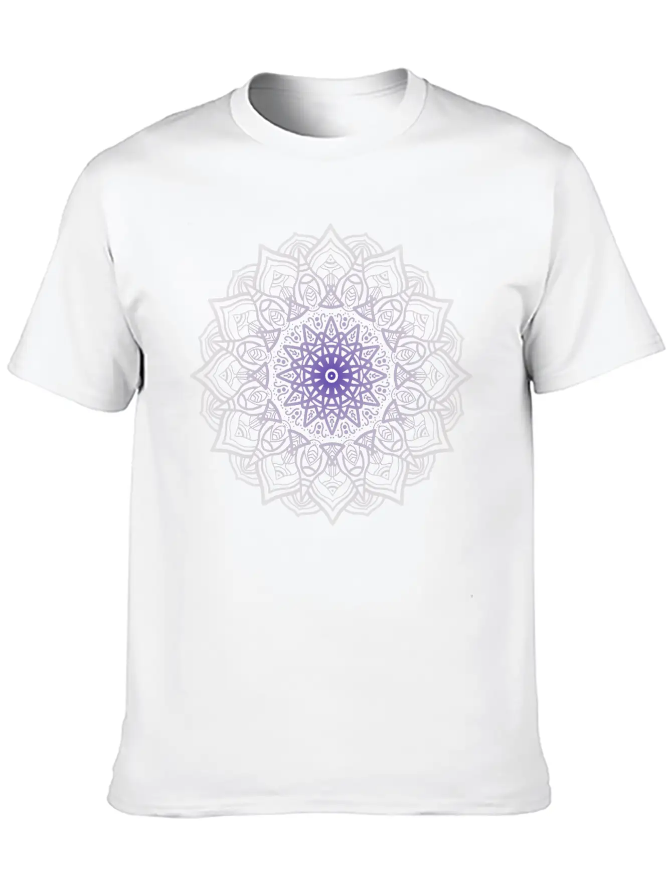 Multi-Color Mandala Digital Art Tee Classic Fit Graphic Tee For Daily Comfort – Unisex Cotton Shirt