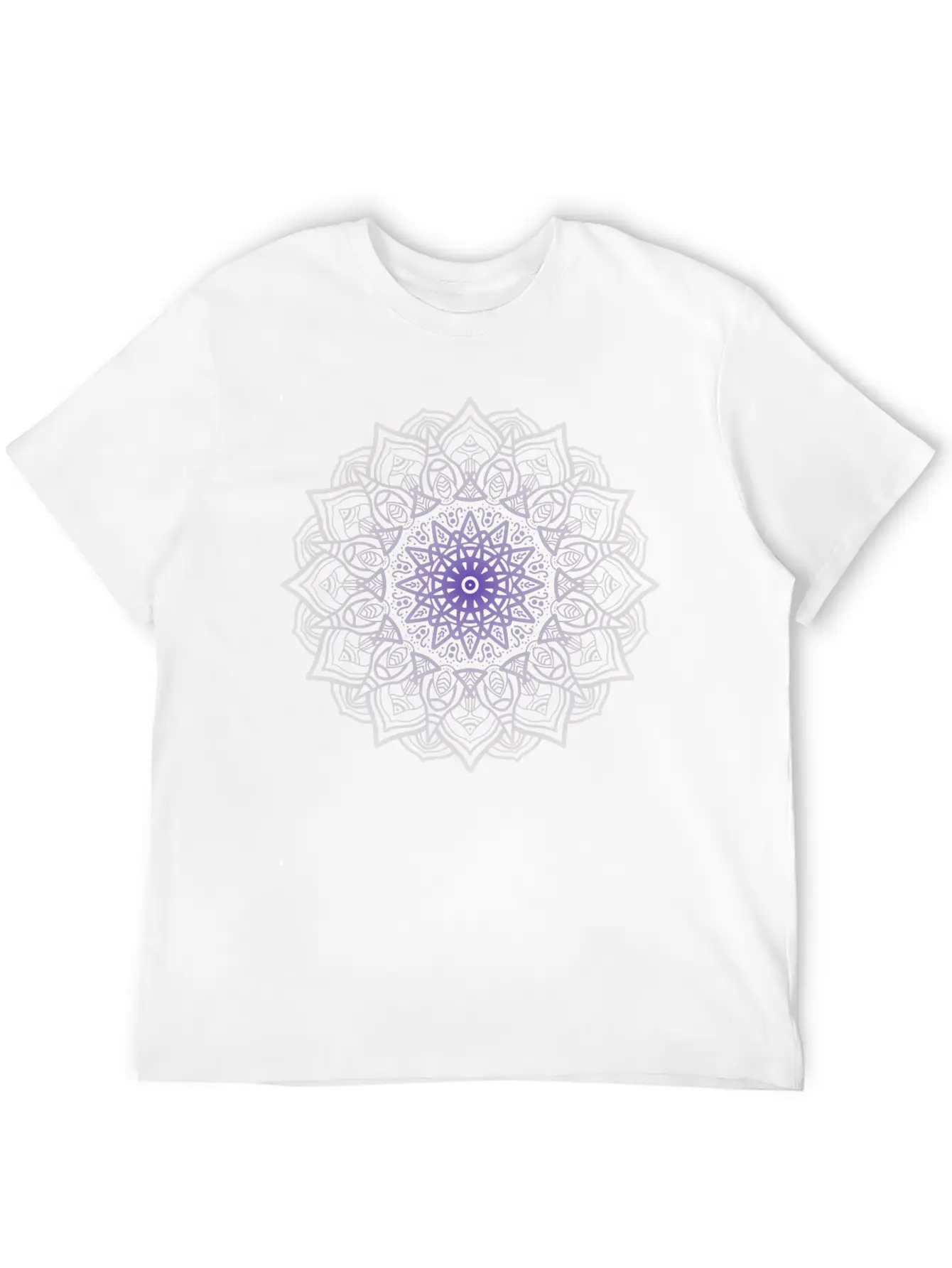 Multi-Color Mandala Digital Art Tee Classic Fit Graphic Tee For Daily Comfort – Unisex Cotton Shirt