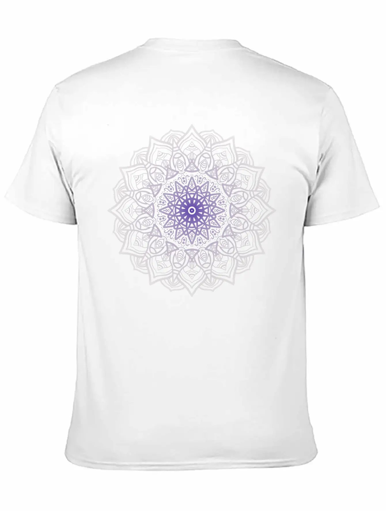 Multi-Color Mandala Digital Art Tee Classic Fit Graphic Tee For Daily Comfort – Unisex Cotton Shirt