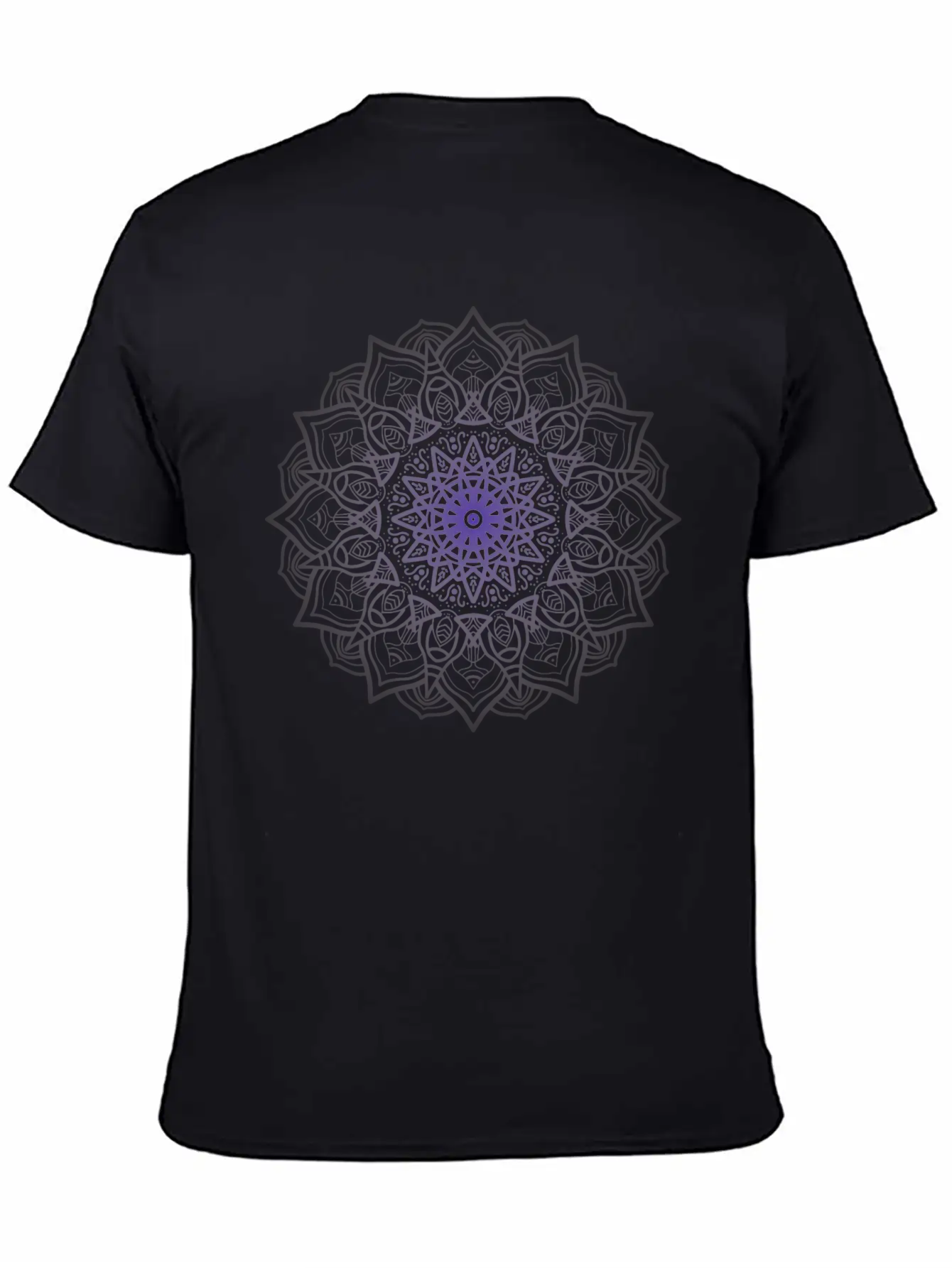 Multi-Color Mandala Digital Art Tee Classic Fit Graphic Tee For Daily Comfort – Unisex Cotton Shirt