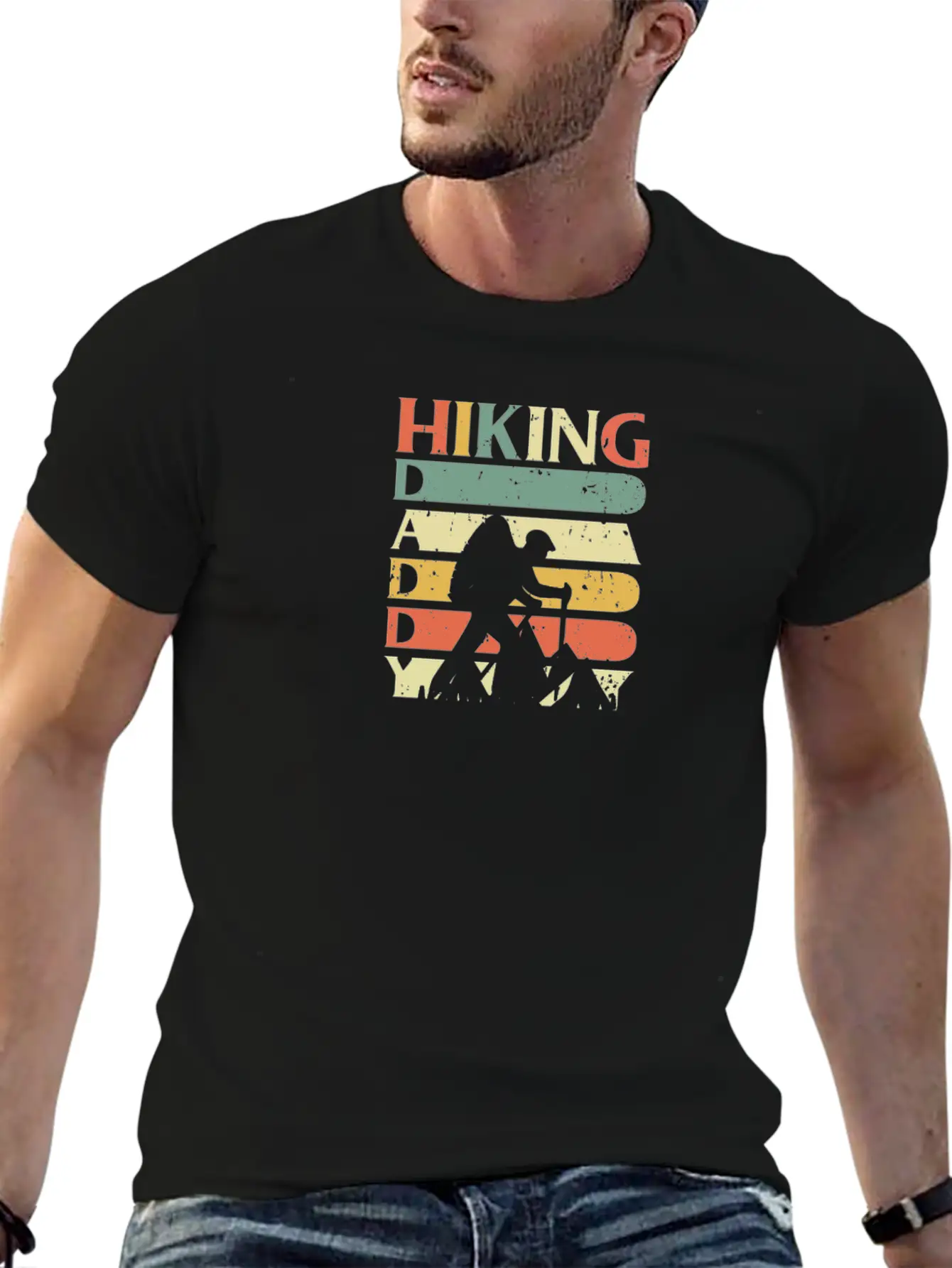 New Hiking Hiking Daddy Classic Fit Graphic Tee For Daily Comfort – Unisex Cotton Shirt