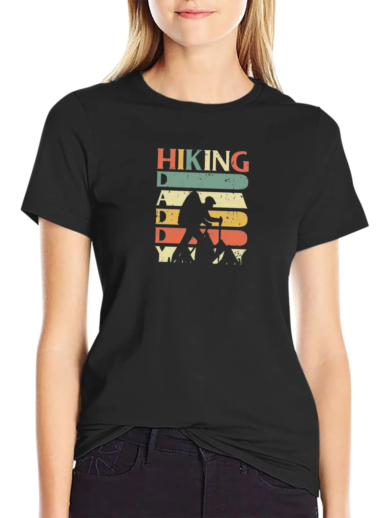New Hiking Hiking Daddy Classic Fit Graphic Tee For Daily Comfort – Unisex Cotton Shirt
