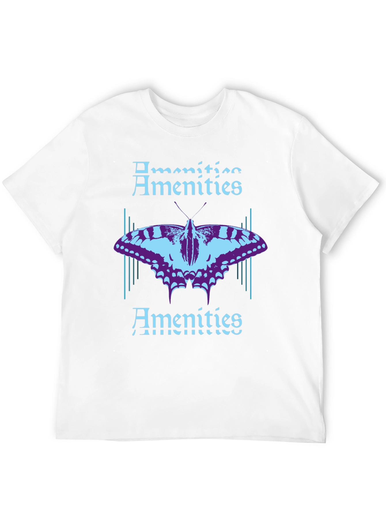 Amenities Butterfly Graphic T-Shirt - Black