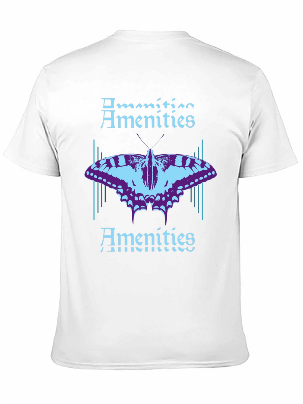 Amenities Butterfly Graphic T-Shirt - Black