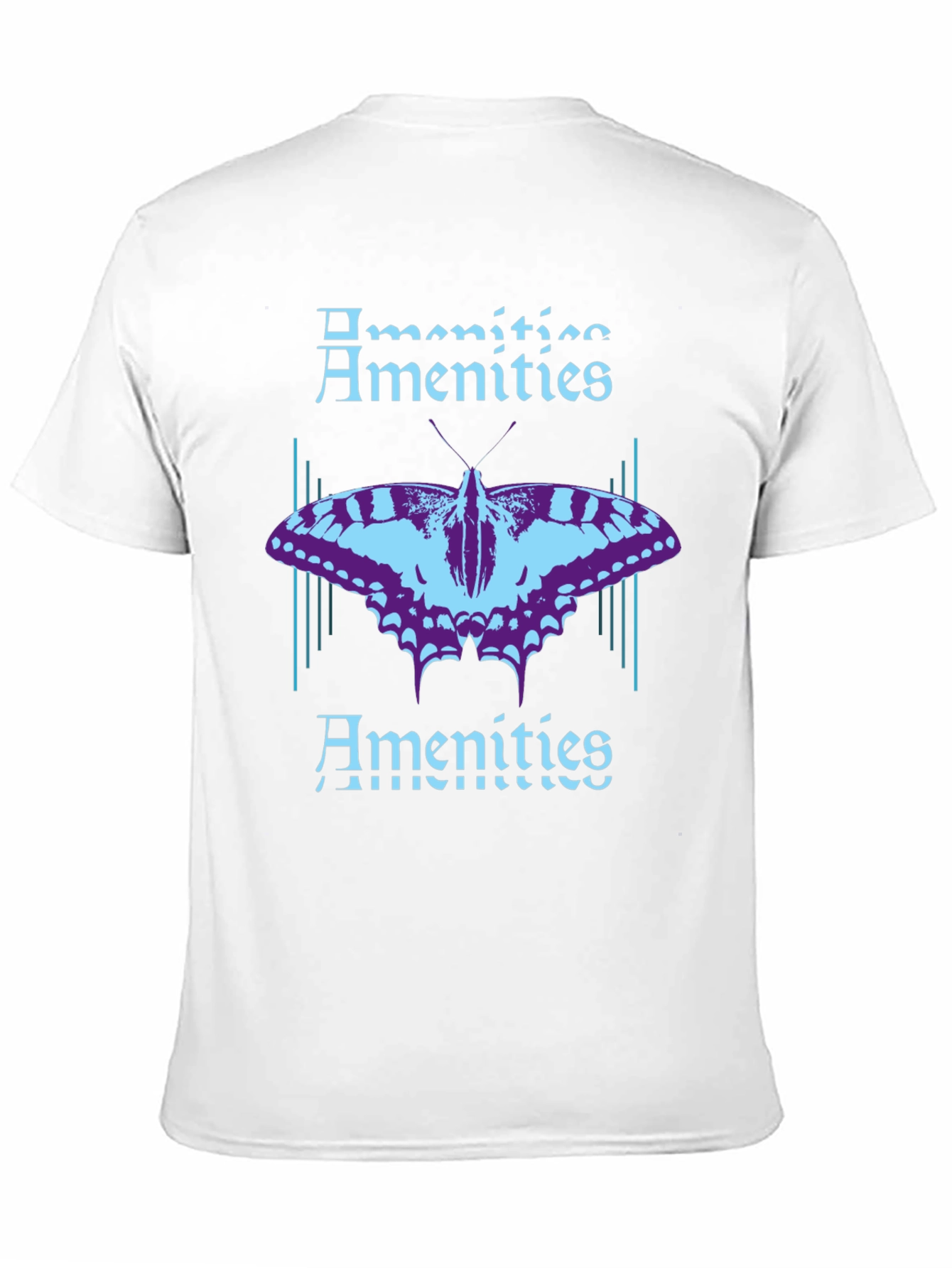 Amenities Butterfly Graphic T-Shirt - Black