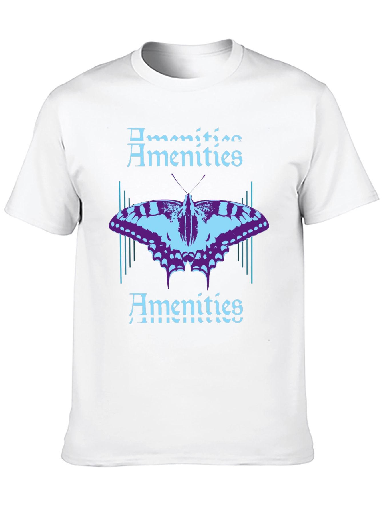 Amenities Butterfly Graphic T-Shirt - Black