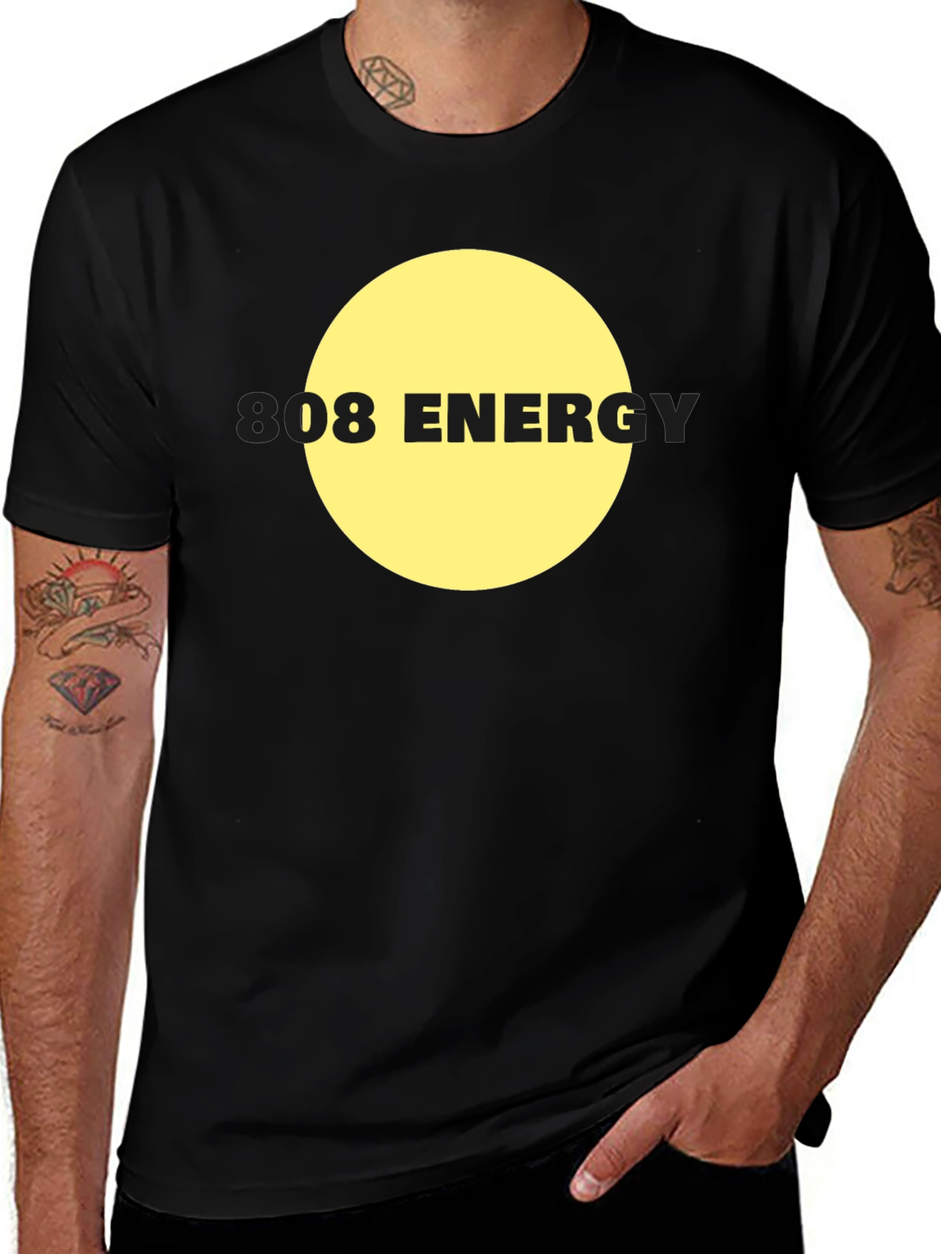 808 Energy Graphic Tee - Black