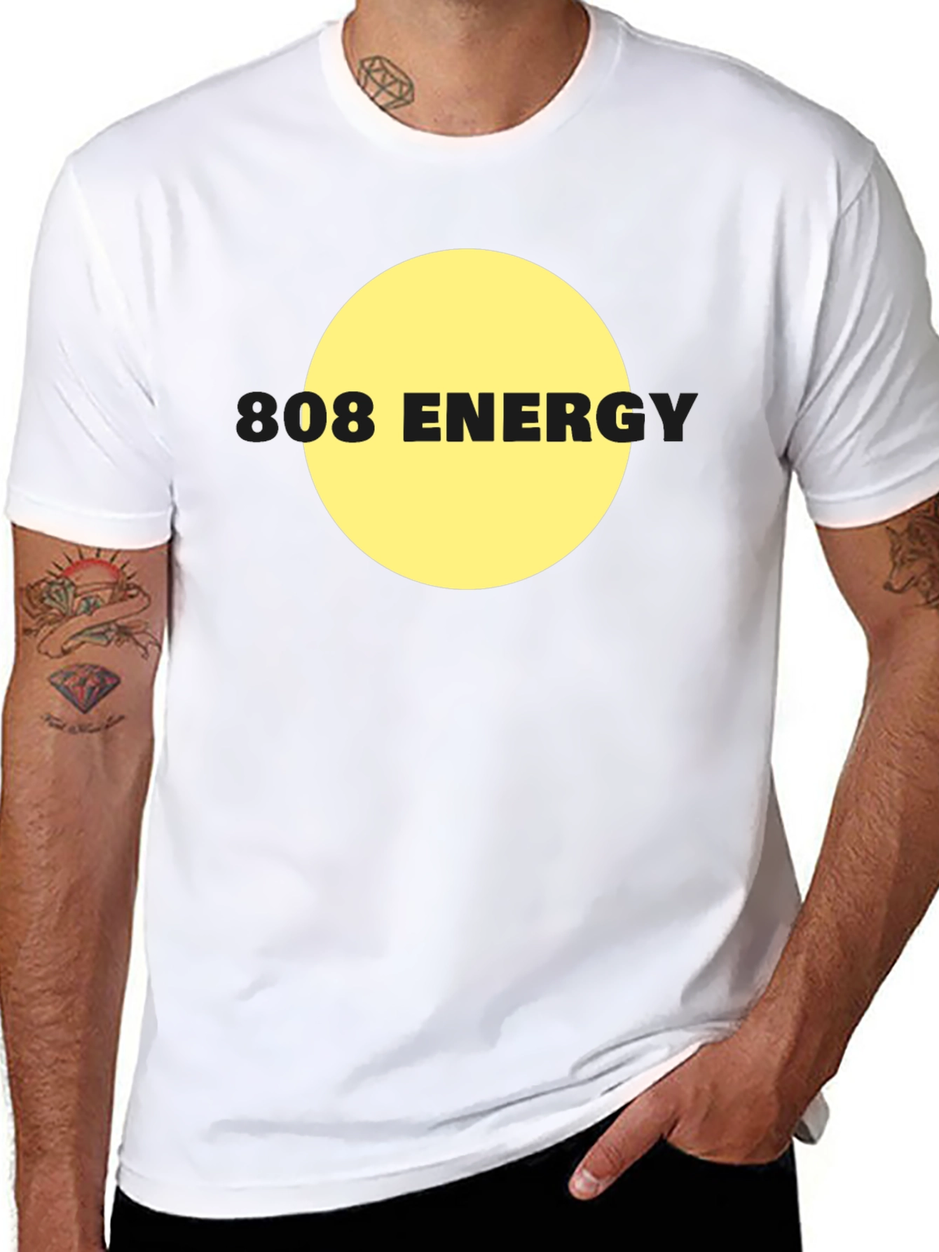 808 Energy Graphic Tee - Black