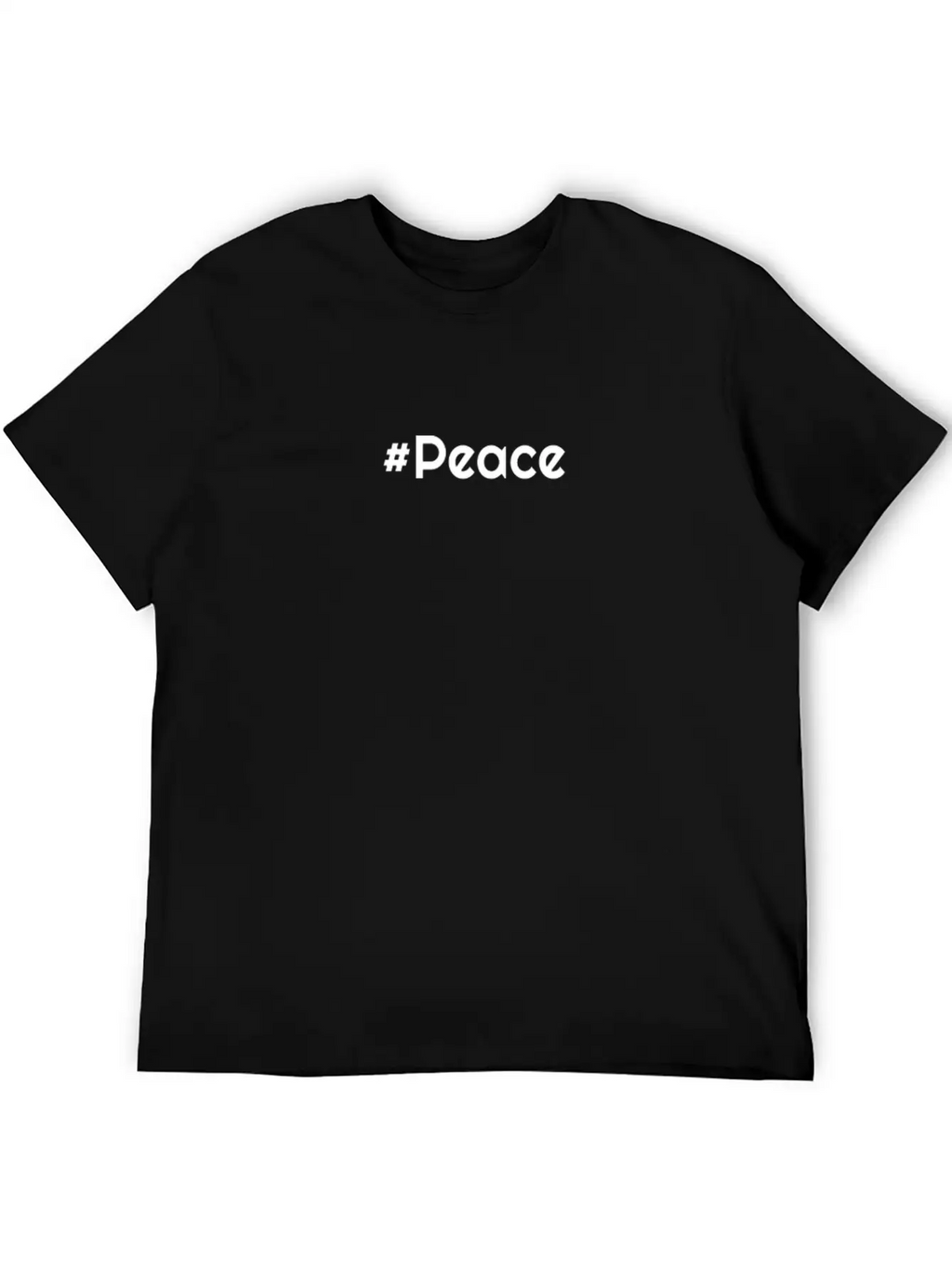#Peace Classic Fit Graphic Tee For Daily Comfort – Unisex Cotton Shirt