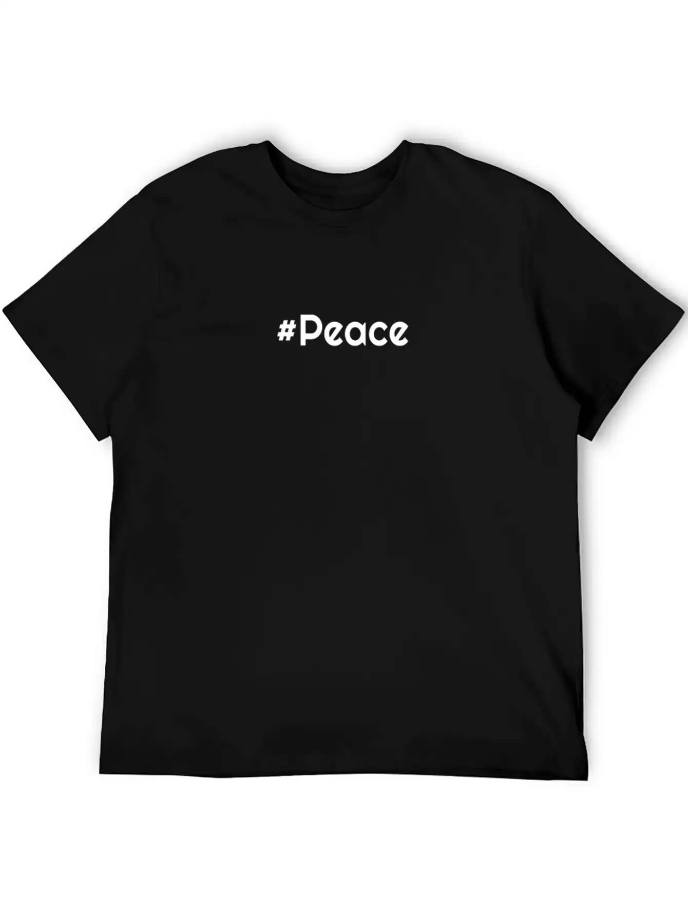 #Peace Classic Fit Graphic Tee For Daily Comfort – Unisex Cotton Shirt