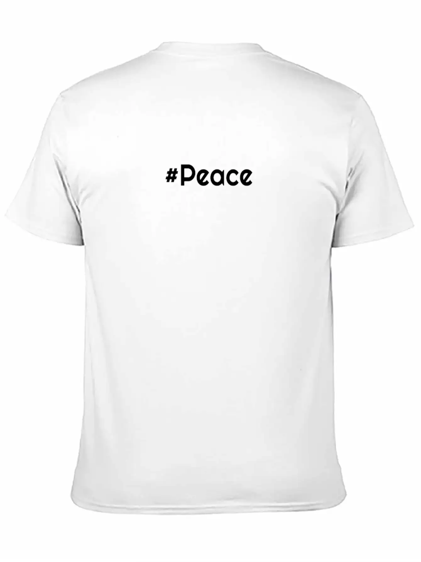 #Peace Classic Fit Graphic Tee For Daily Comfort – Unisex Cotton Shirt