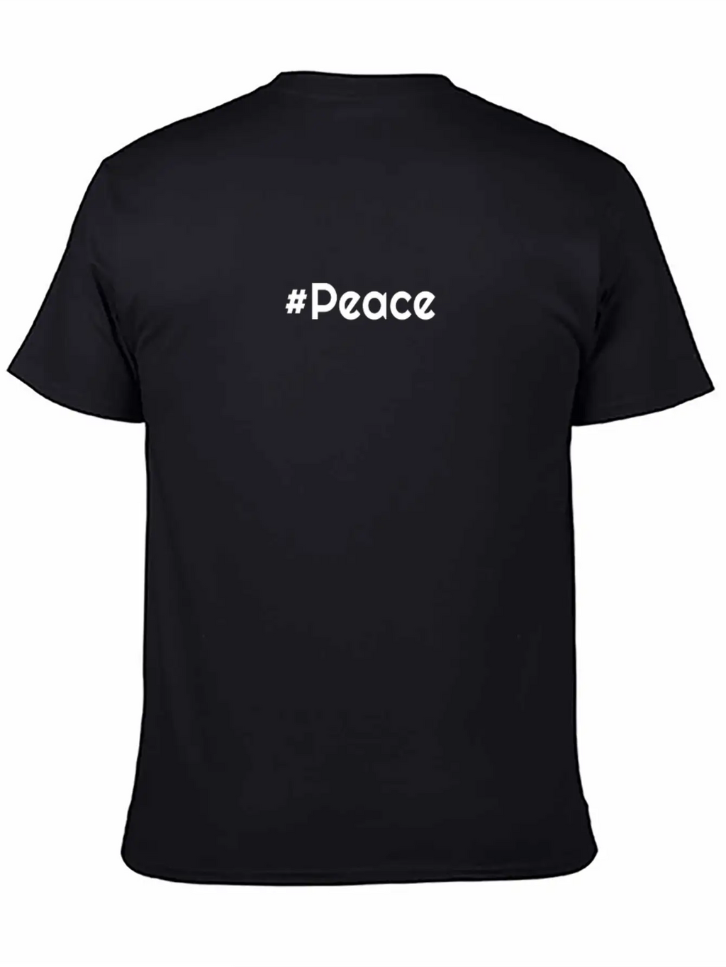 #Peace Classic Fit Graphic Tee For Daily Comfort – Unisex Cotton Shirt