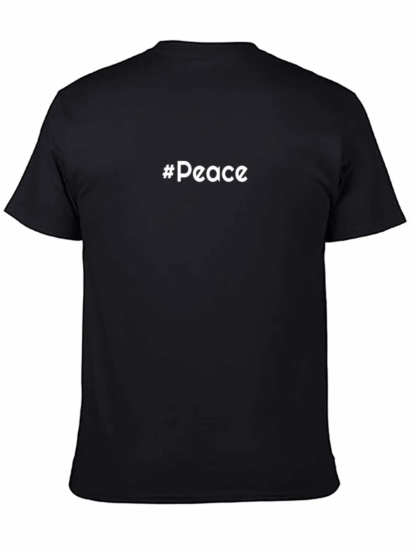 #Peace Classic Fit Graphic Tee For Daily Comfort – Unisex Cotton Shirt