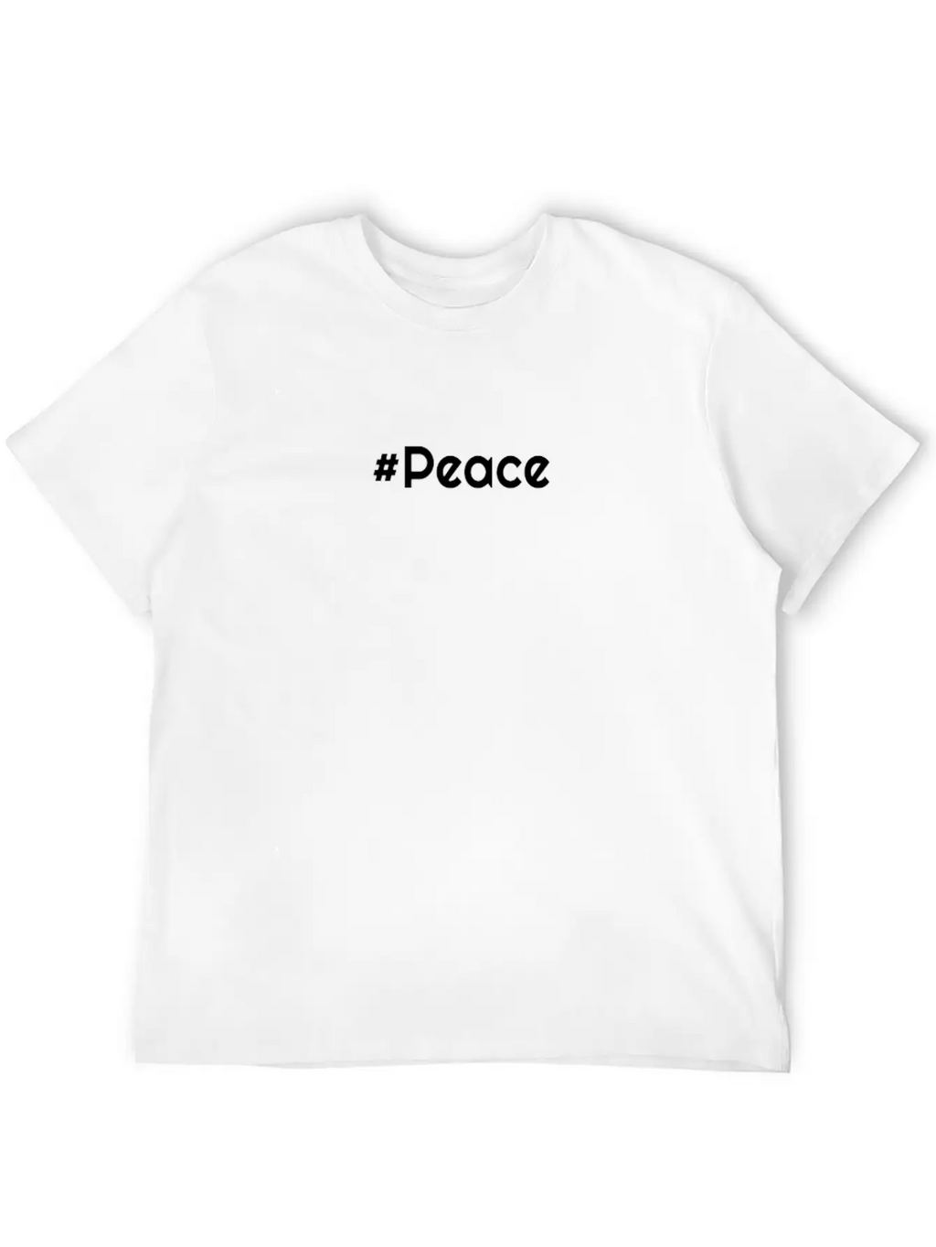 #Peace Classic Fit Graphic Tee For Daily Comfort – Unisex Cotton Shirt