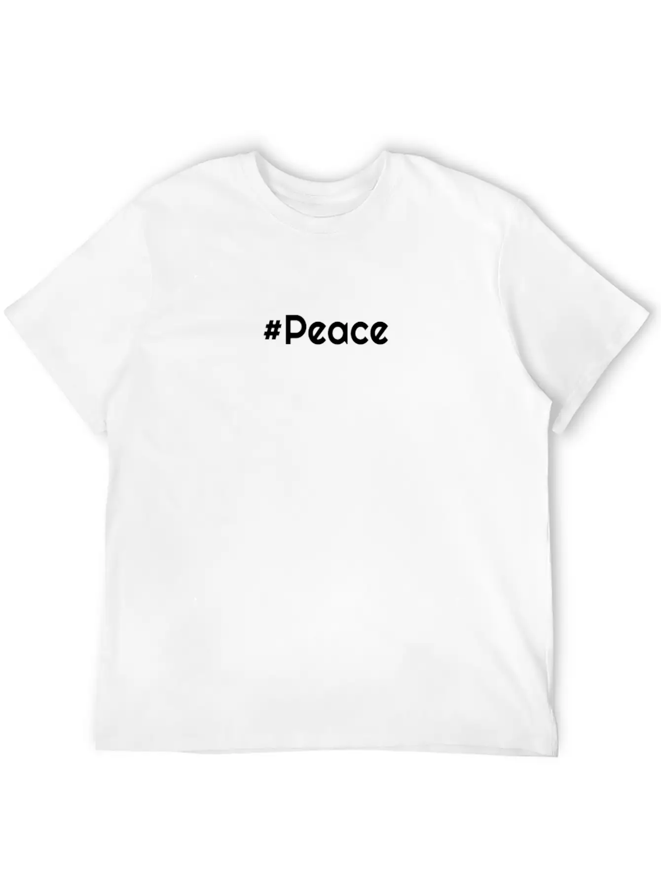 #Peace Classic Fit Graphic Tee For Daily Comfort – Unisex Cotton Shirt