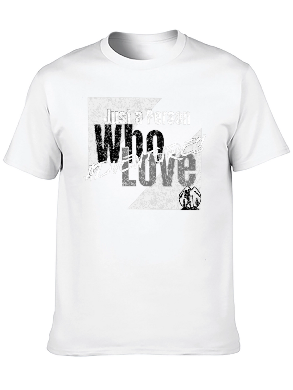 Adventure Love Black Graphic Tee