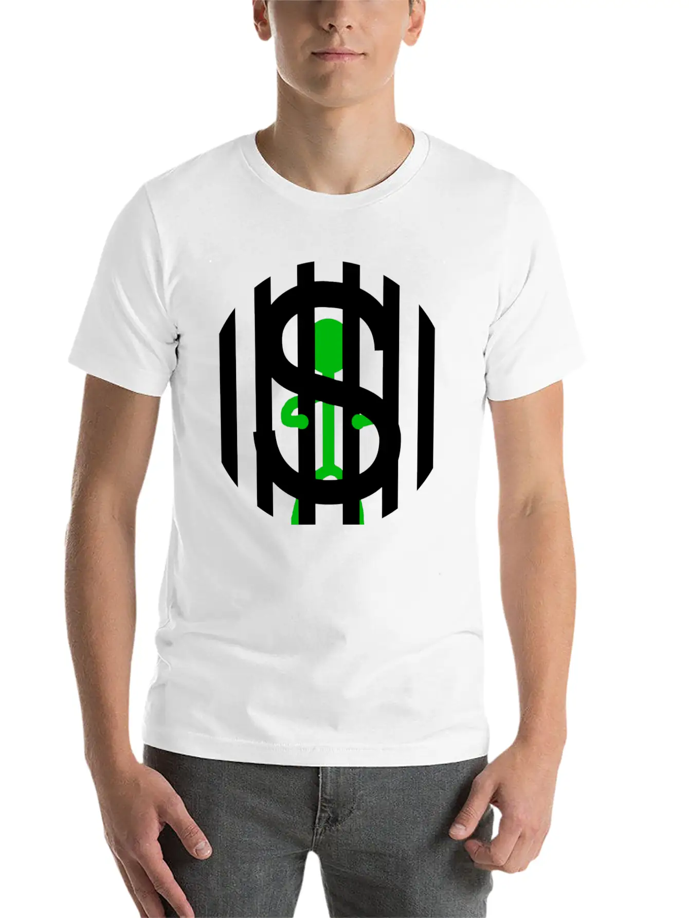 $ PRISON Basic Graphic T-Shirt – Daily Comfort In Soft Cotton