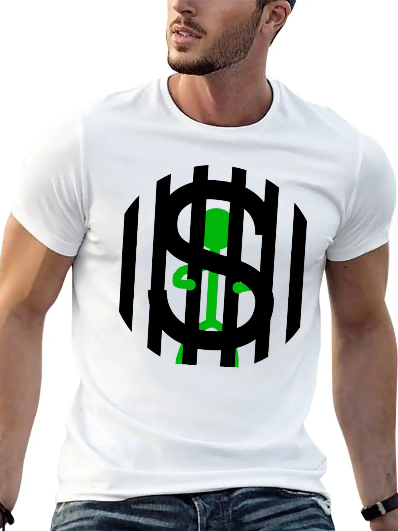 $ PRISON Basic Graphic T-Shirt – Daily Comfort In Soft Cotton