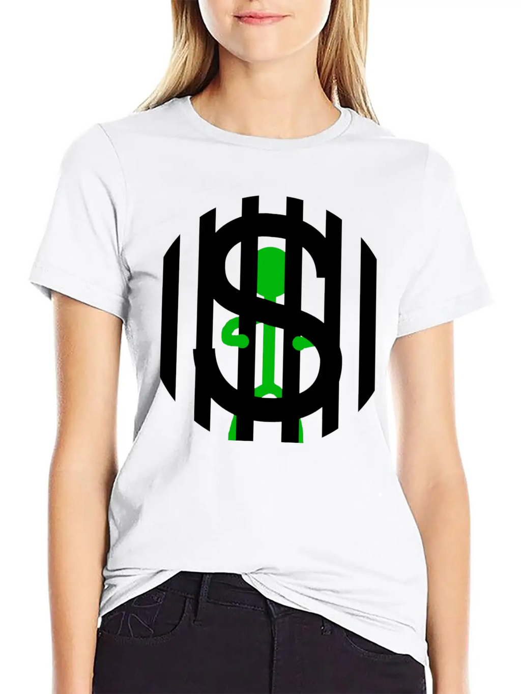 $ PRISON Basic Graphic T-Shirt – Daily Comfort In Soft Cotton