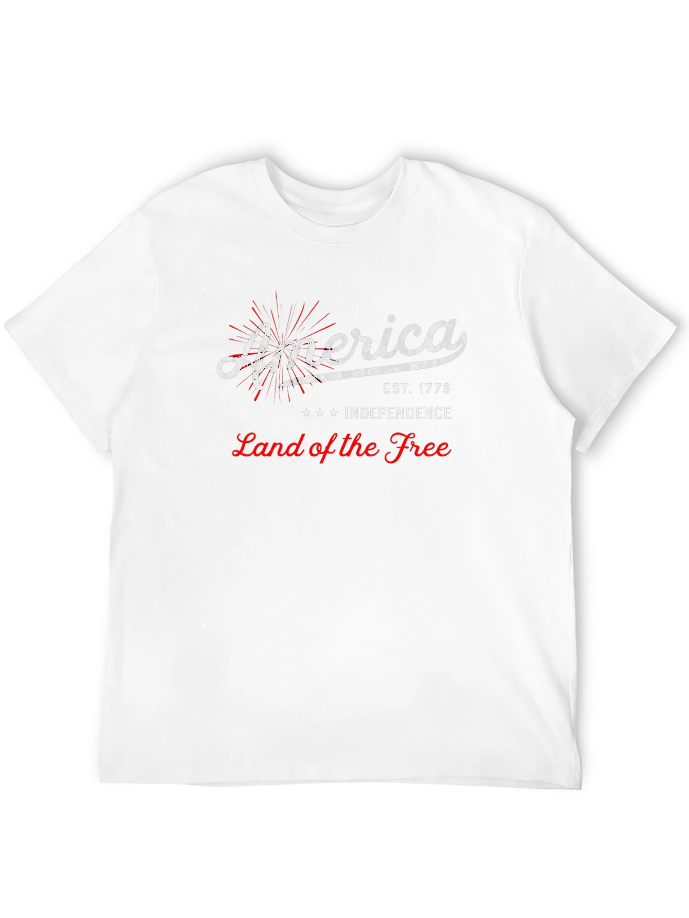 America Land of the Free Independence Day Graphic Tee