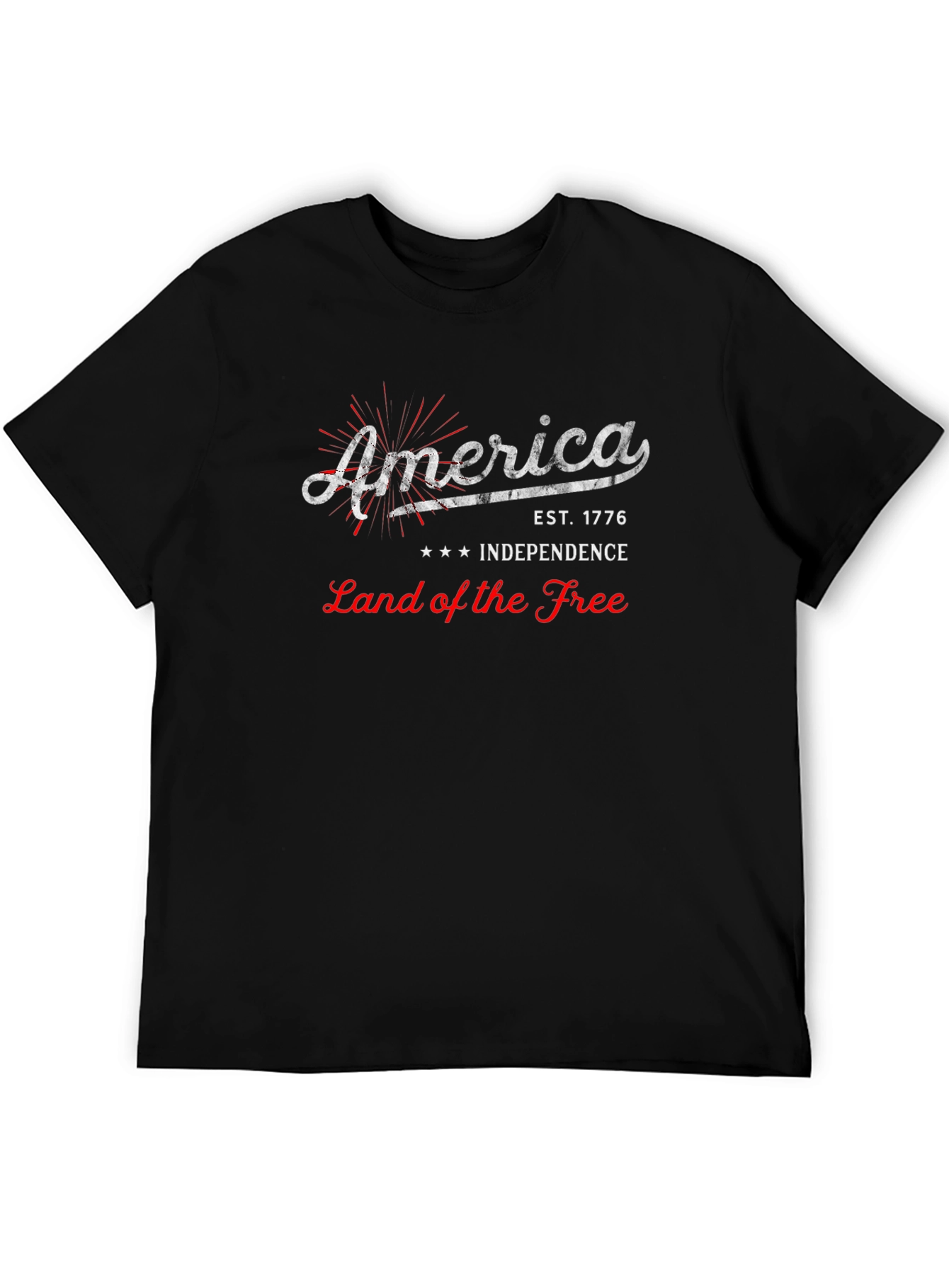 America Land of the Free Independence Day Graphic Tee