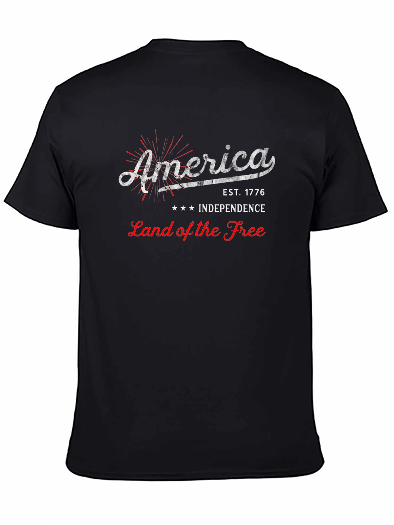 America Land of the Free Independence Day Graphic Tee