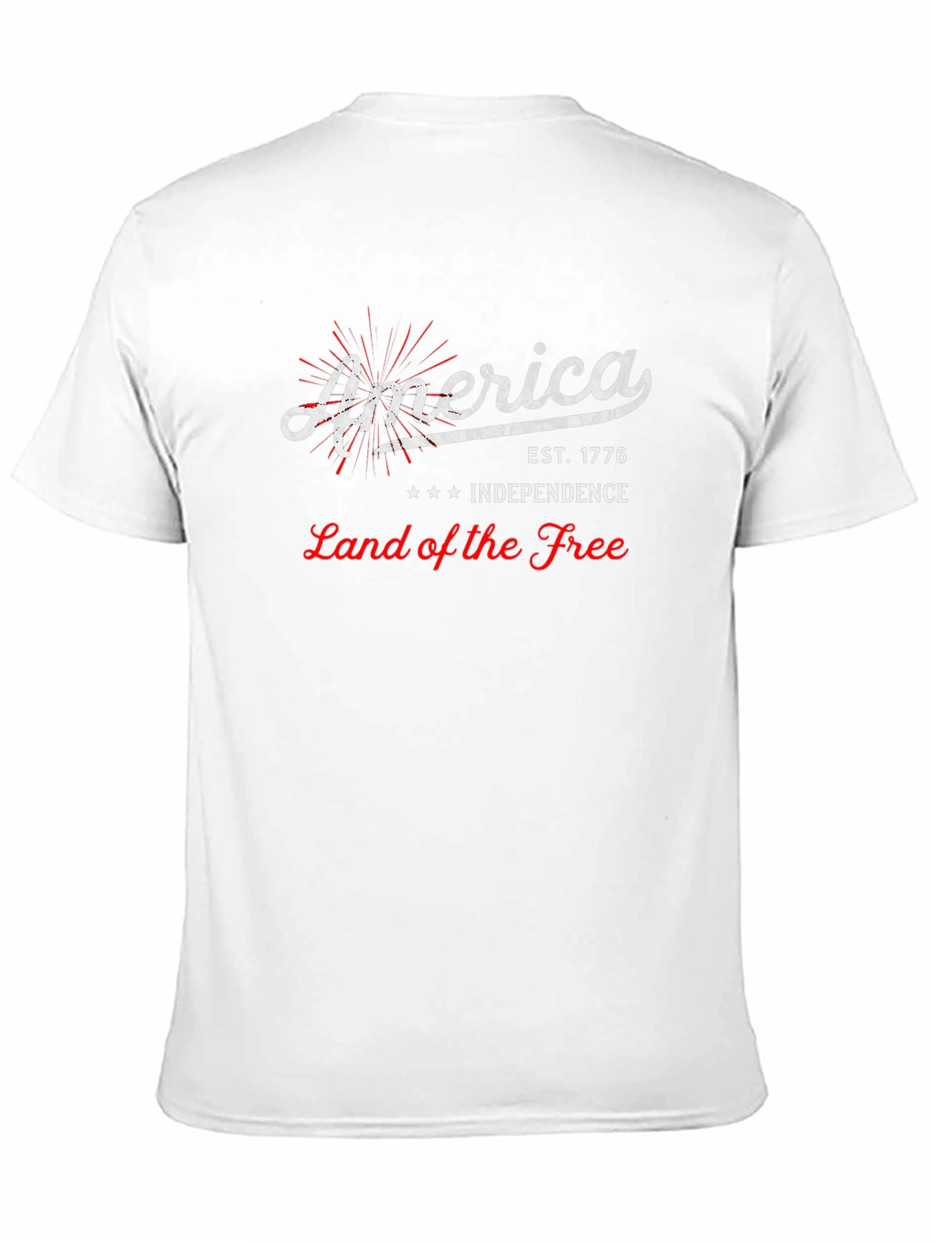 America Land of the Free Independence Day Graphic Tee