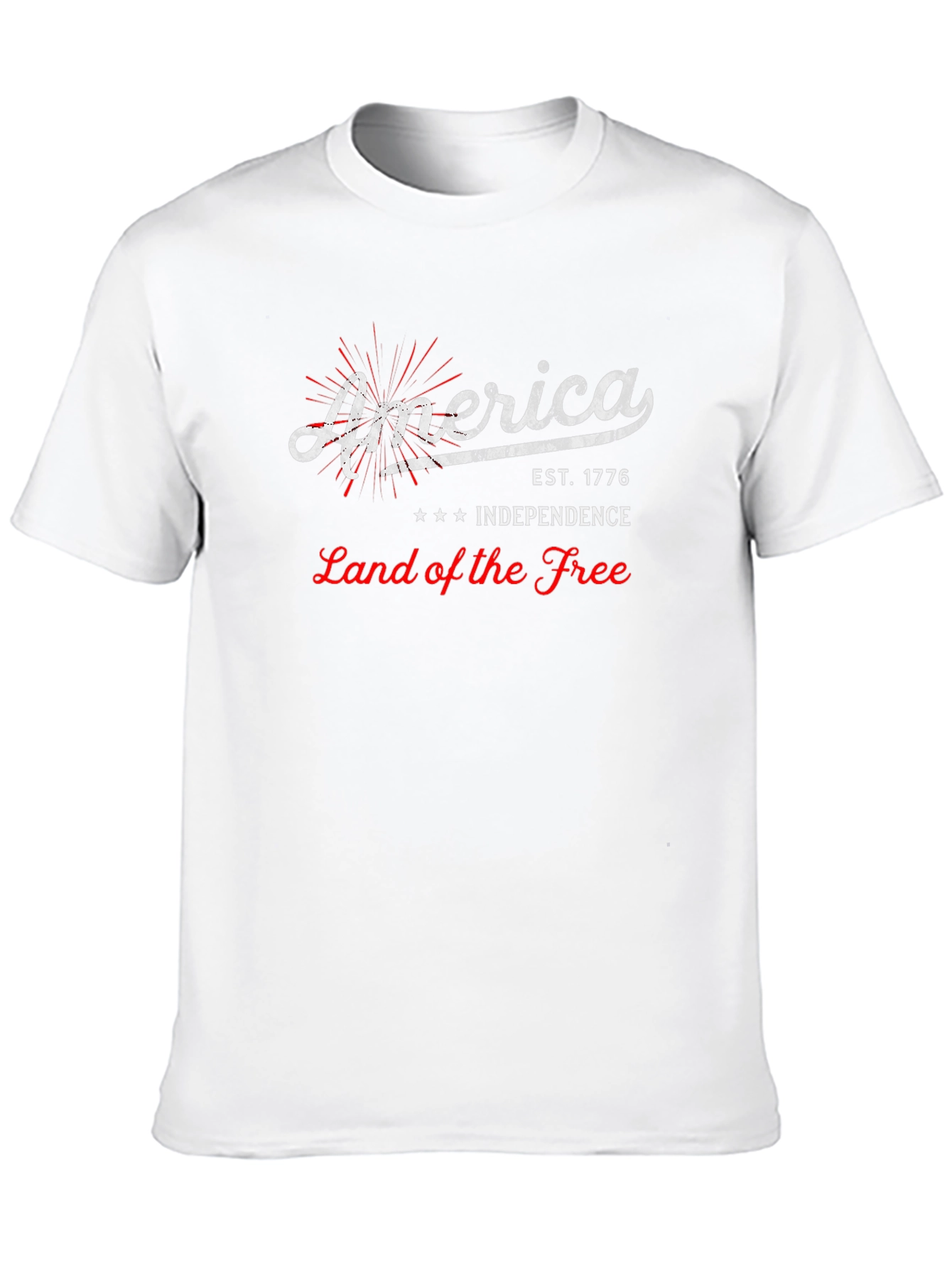 America Land of the Free Independence Day Graphic Tee