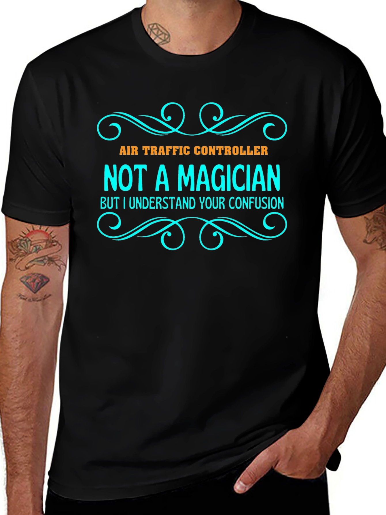 Air Traffic Controller Graphic Tee - Not a Magician T-Shirt