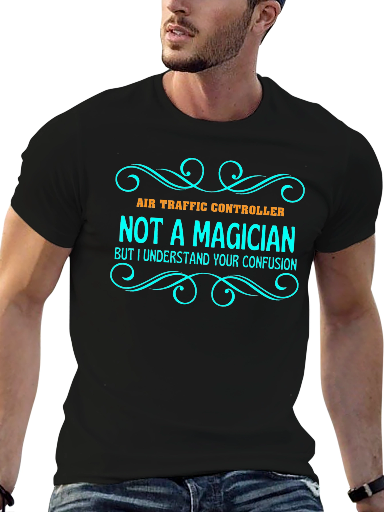 Air Traffic Controller Graphic Tee - Not a Magician T-Shirt