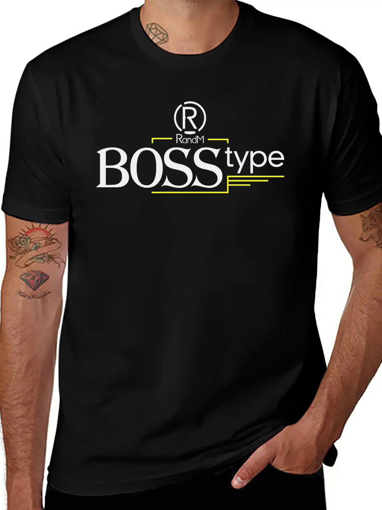 (R)andM BOSS Type Timeless Short Sleeve Tee – Comfy And Minimalist Design