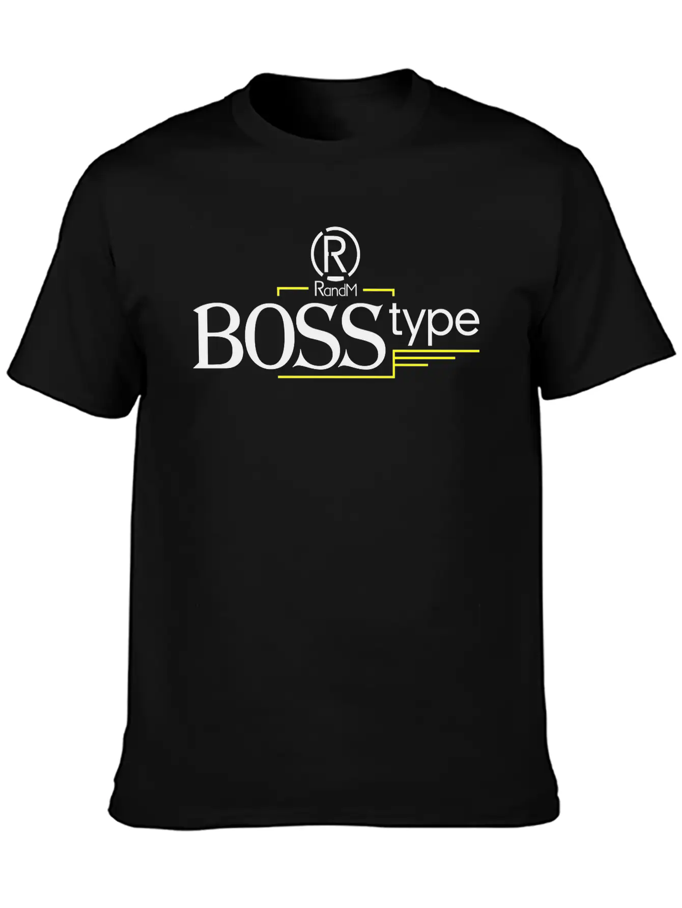 (R)andM BOSS Type Timeless Short Sleeve Tee – Comfy And Minimalist Design