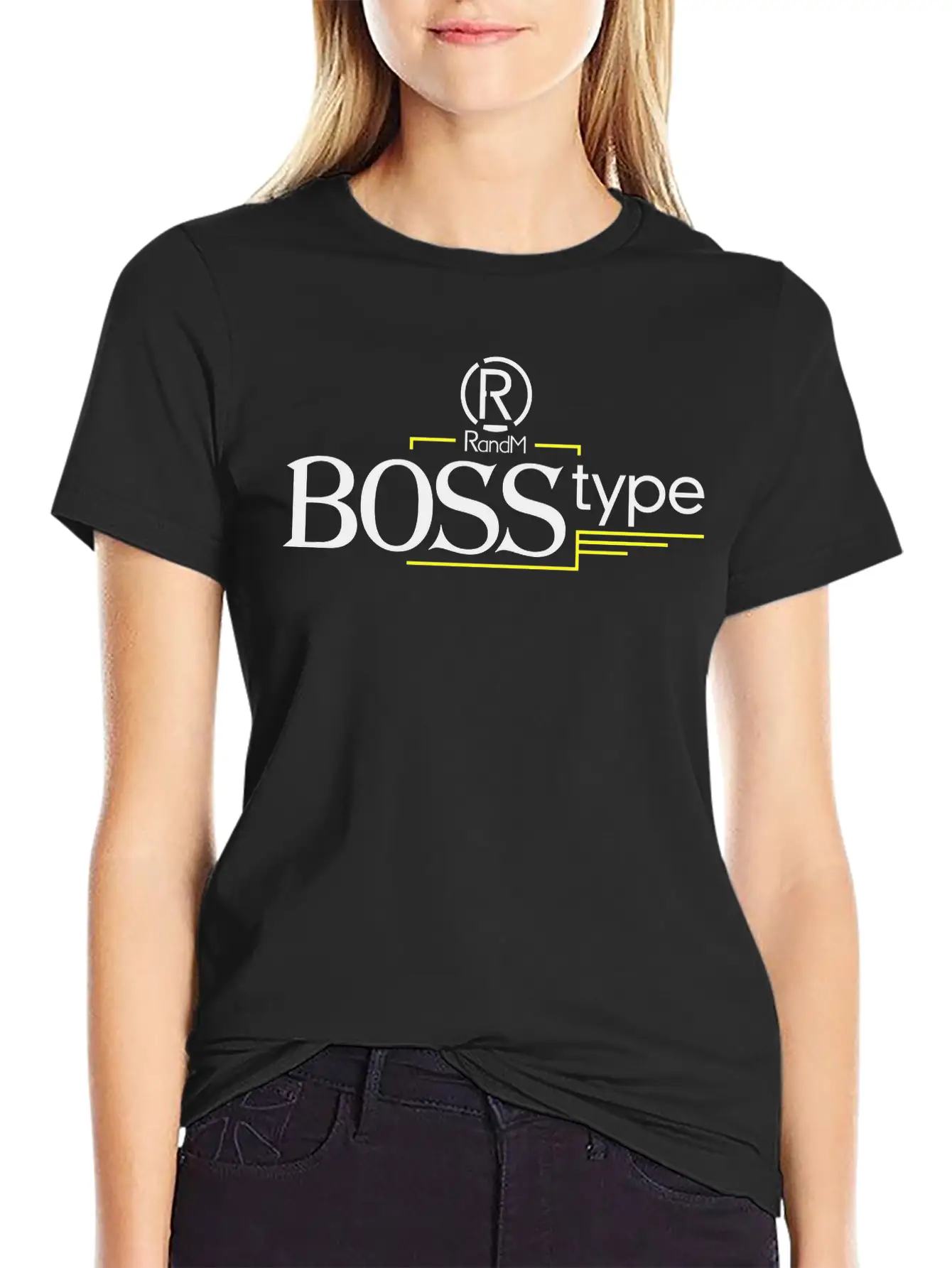 (R)andM BOSS Type Timeless Short Sleeve Tee – Comfy And Minimalist Design