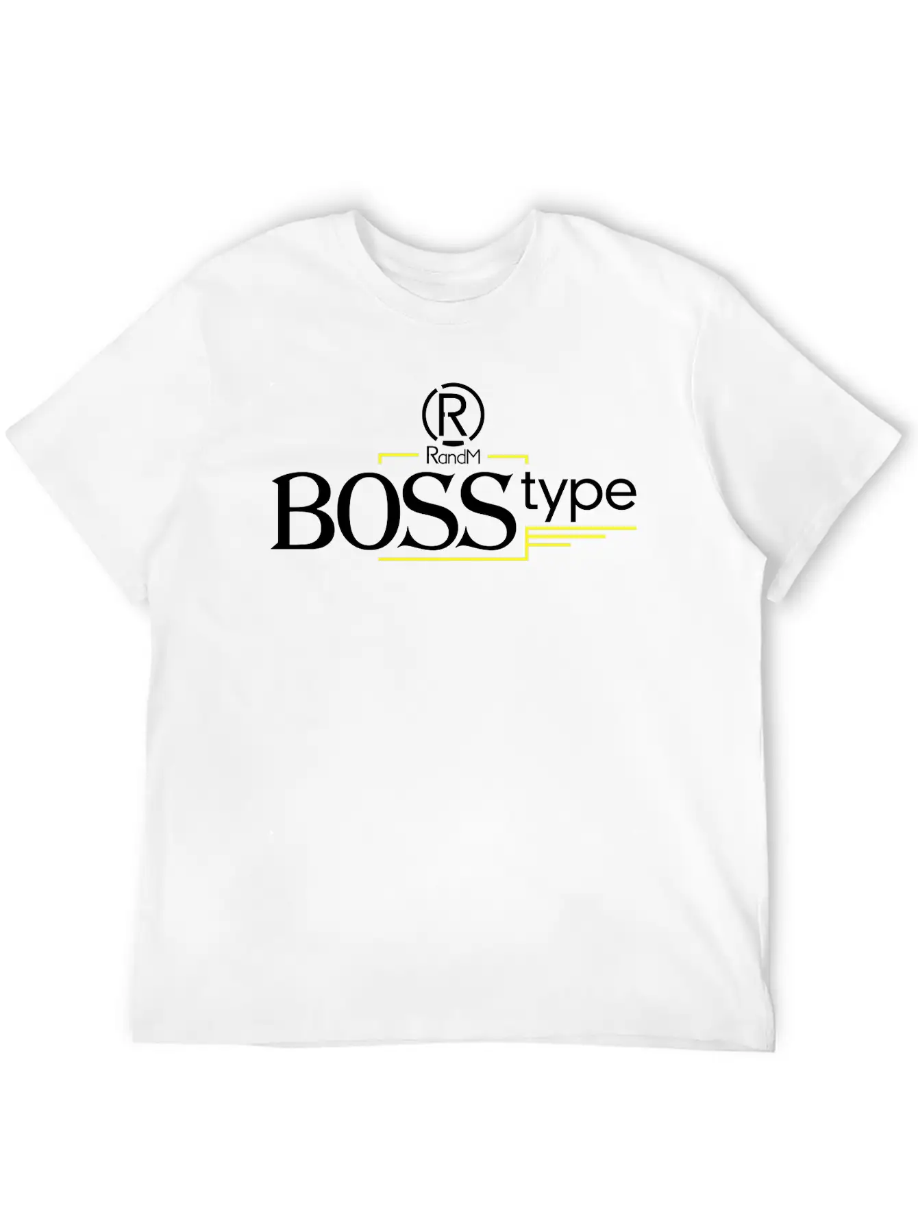 (R)andM BOSS Type Timeless Short Sleeve Tee – Comfy And Minimalist Design